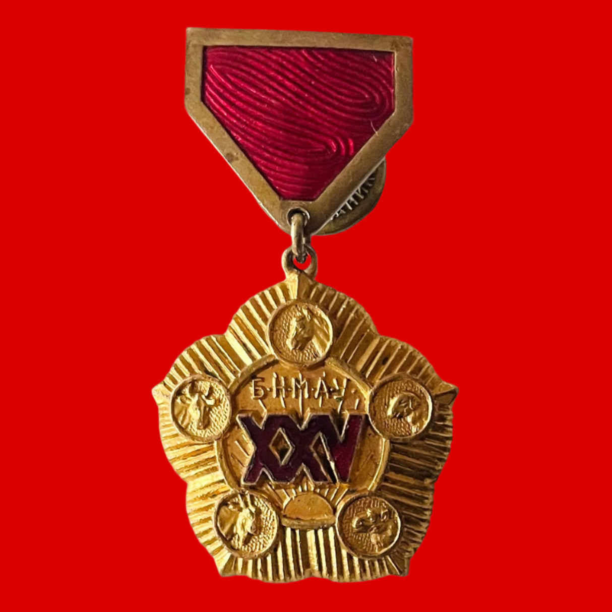 1946 People's Revolution 25th Anniversary Medal – Low Serial No. #438