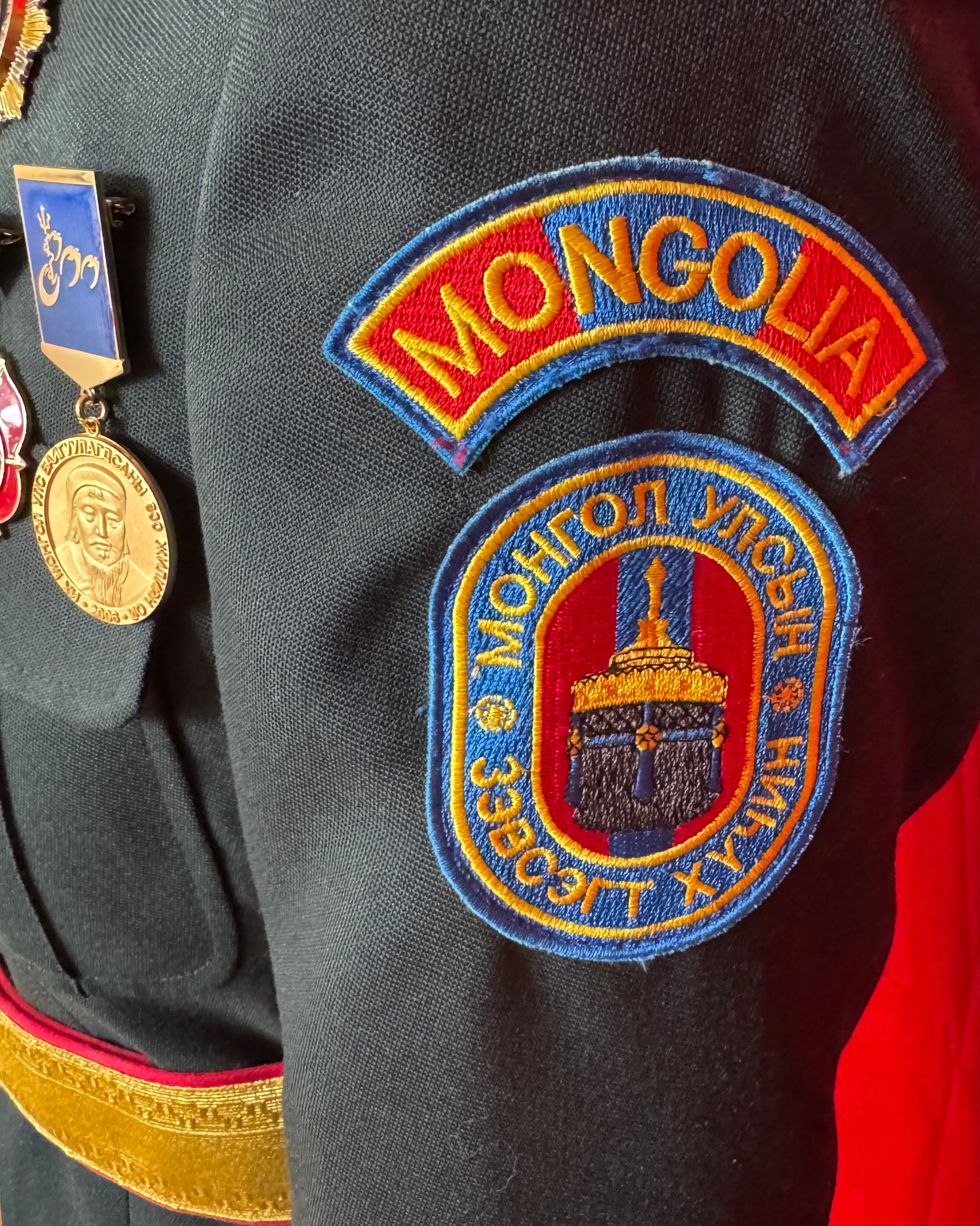 2000s Mongolian Army Lieutenant Officer Parade Uniform Set Discontinued