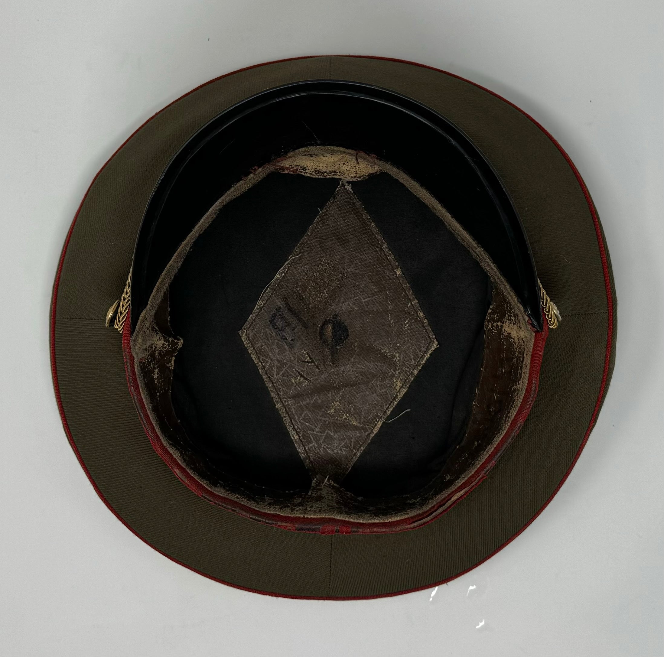 1980s Mongolian State Honor Guard Officer Visor Cap Vintage