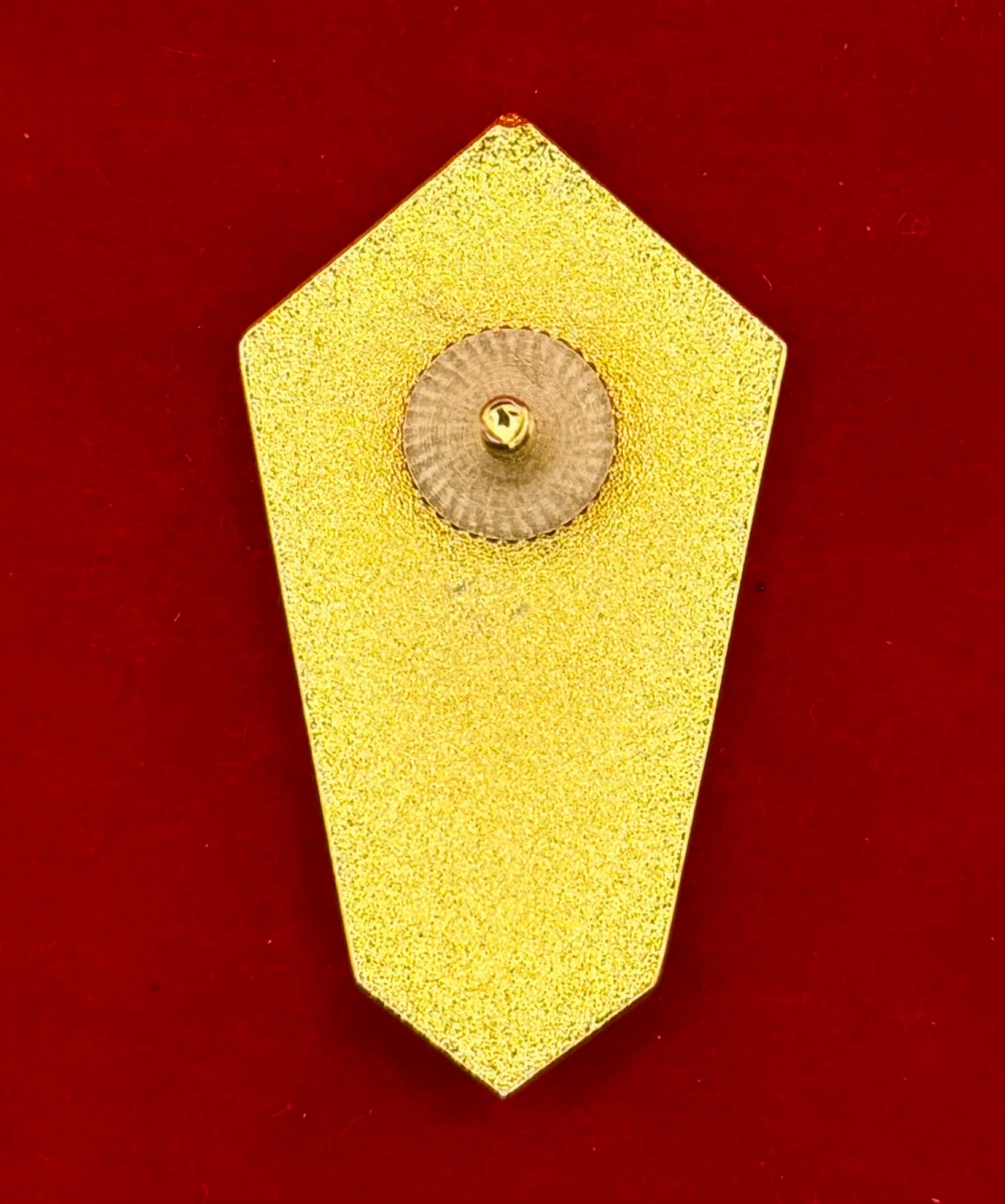 Mongolian Police Sergeant School Graduation Rhombus Badge