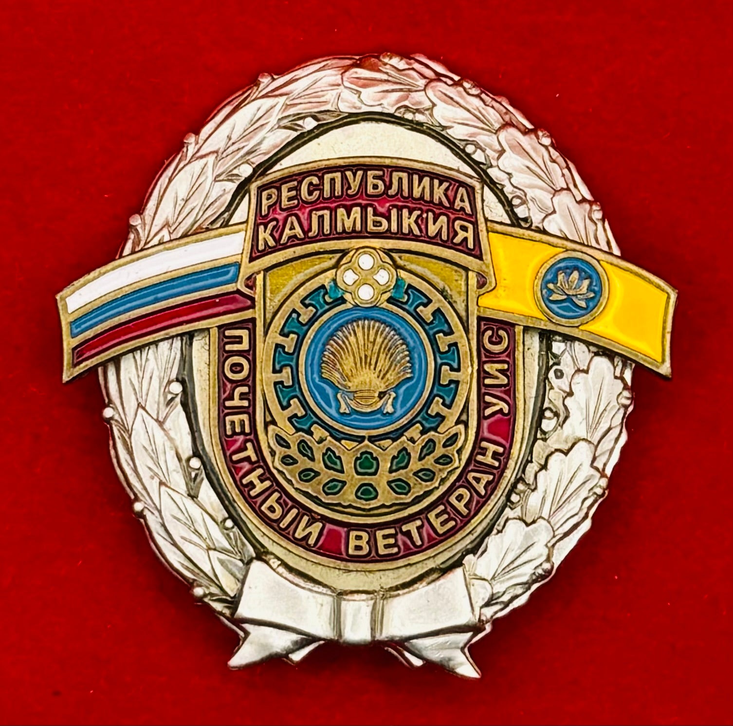 Republic Of Kalmykia Honored Veteran Badge