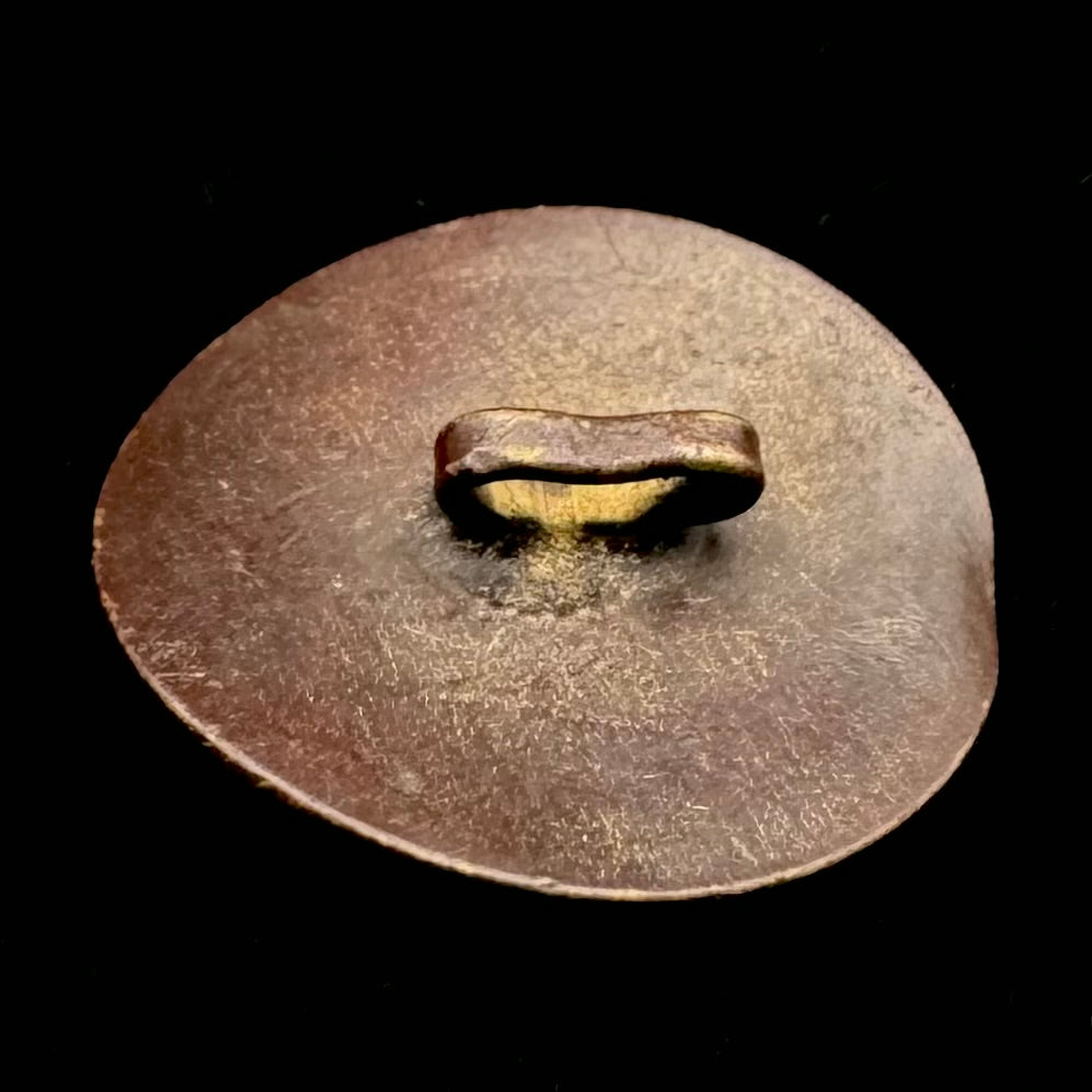 Antique Dog Motif Small Button – Unique Design, Extremely Rare