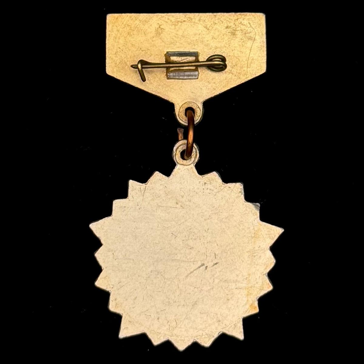 1990 Mongolian People’s Republic Prosecutor’s Office 60th Anniversary Badge – Lightweight Aluminum Variation, Official Issue