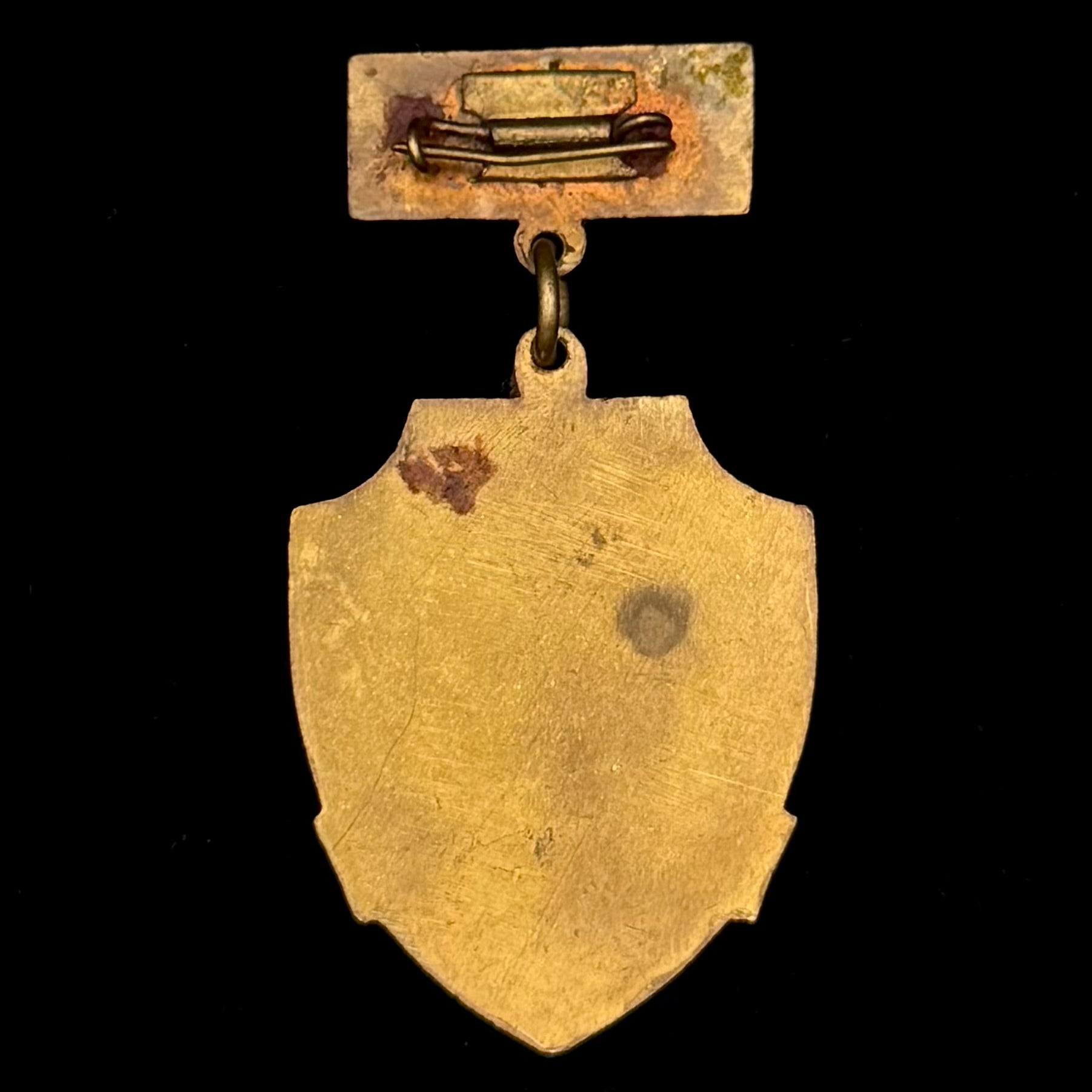 1980s Mongolian People’s Volunteer Patrol “Outstanding Member” Badge – Police Auxiliary, Official Issue
