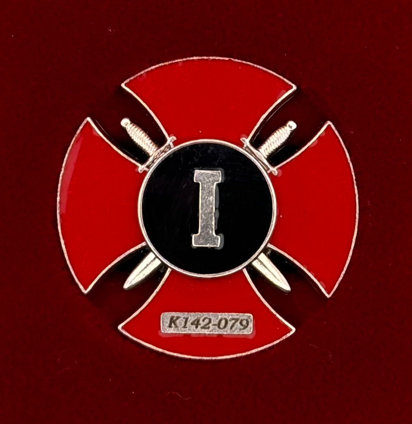 PMC Wagner For 1st Wound Cross Badge With Fighter Number