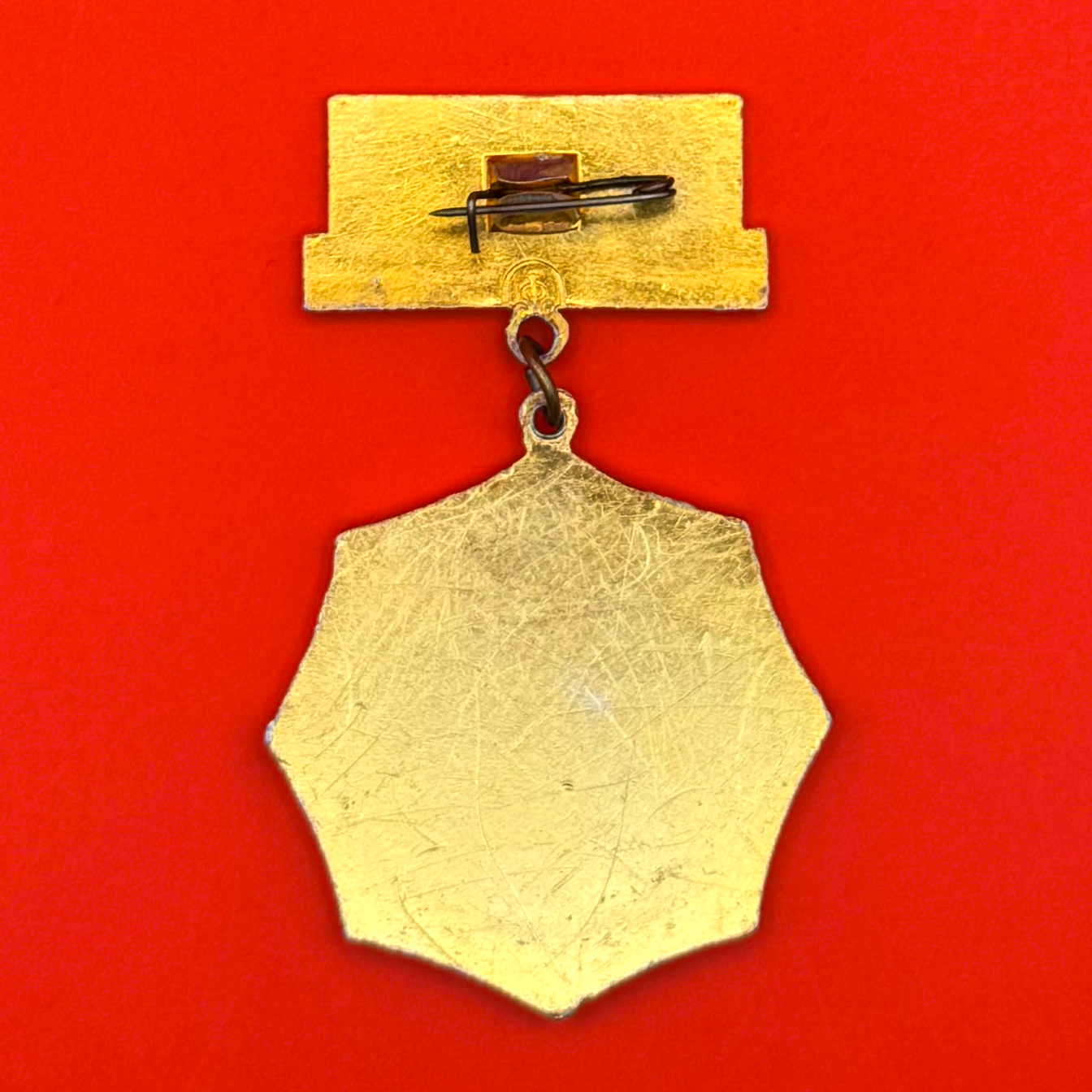 1980s Mongolian Red Cross Outstanding Activist Badge
