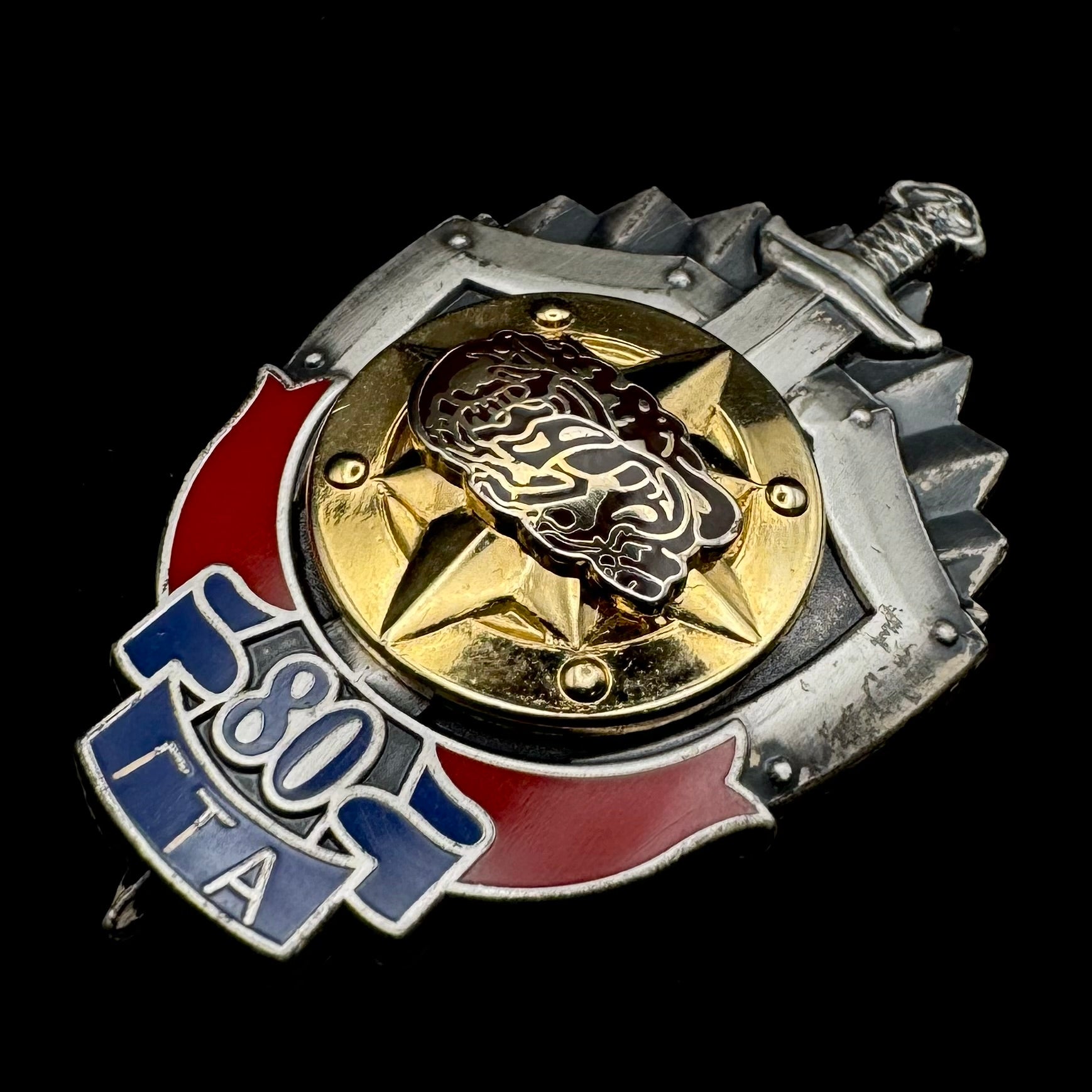 Mongolian Foreign Intelligence Service 80th Anniversary Badge – Rare Official Issue
