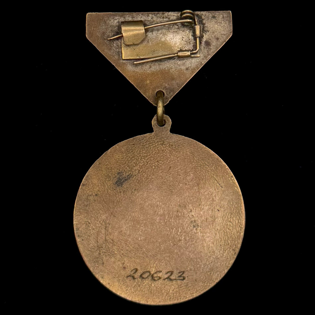 1980s Mongolian People’s Republic Honorary Medal of Combat – Type 3, Variation 2, Ulaanbaatar Mint, Rare Bronze Version, Official Issue