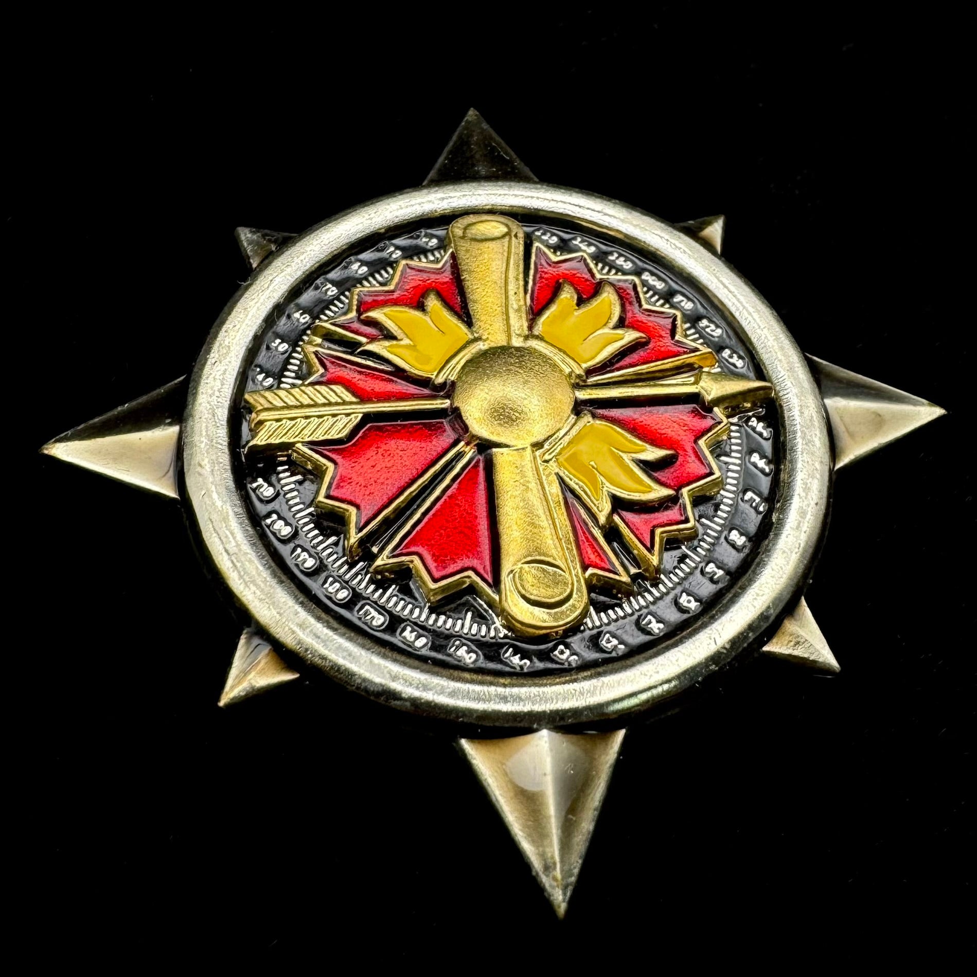 Russian GRU Military Special Research Intelligence “Unit 75856” 5th Anniversary Table Medal with Award Case – Rare Original Issue