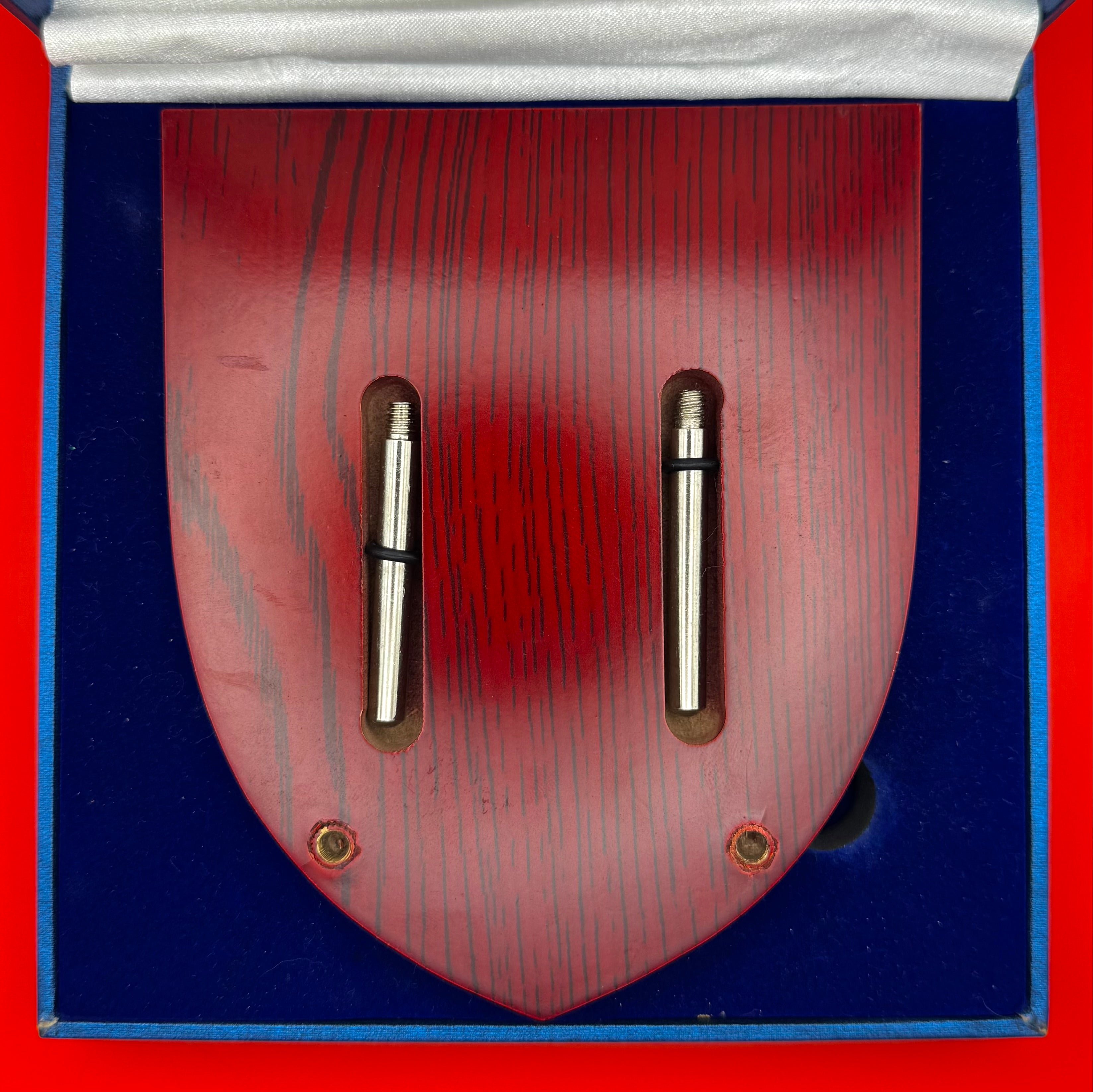 Mongolian Police 70th Anniversary Desk Display With Box