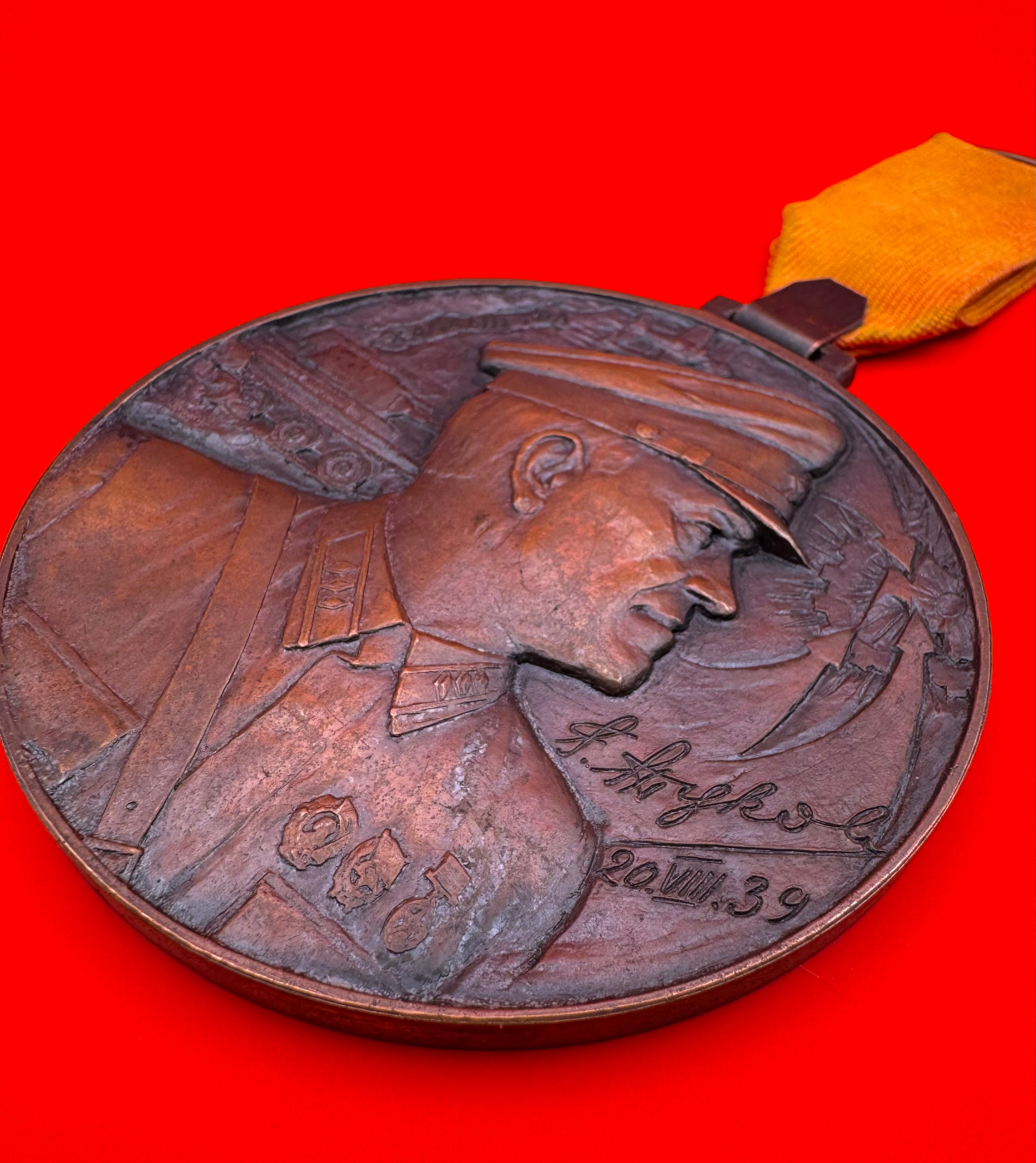 1989 Victory Of Khalkhin Gol 50th Anniversary Table Medal Bronze