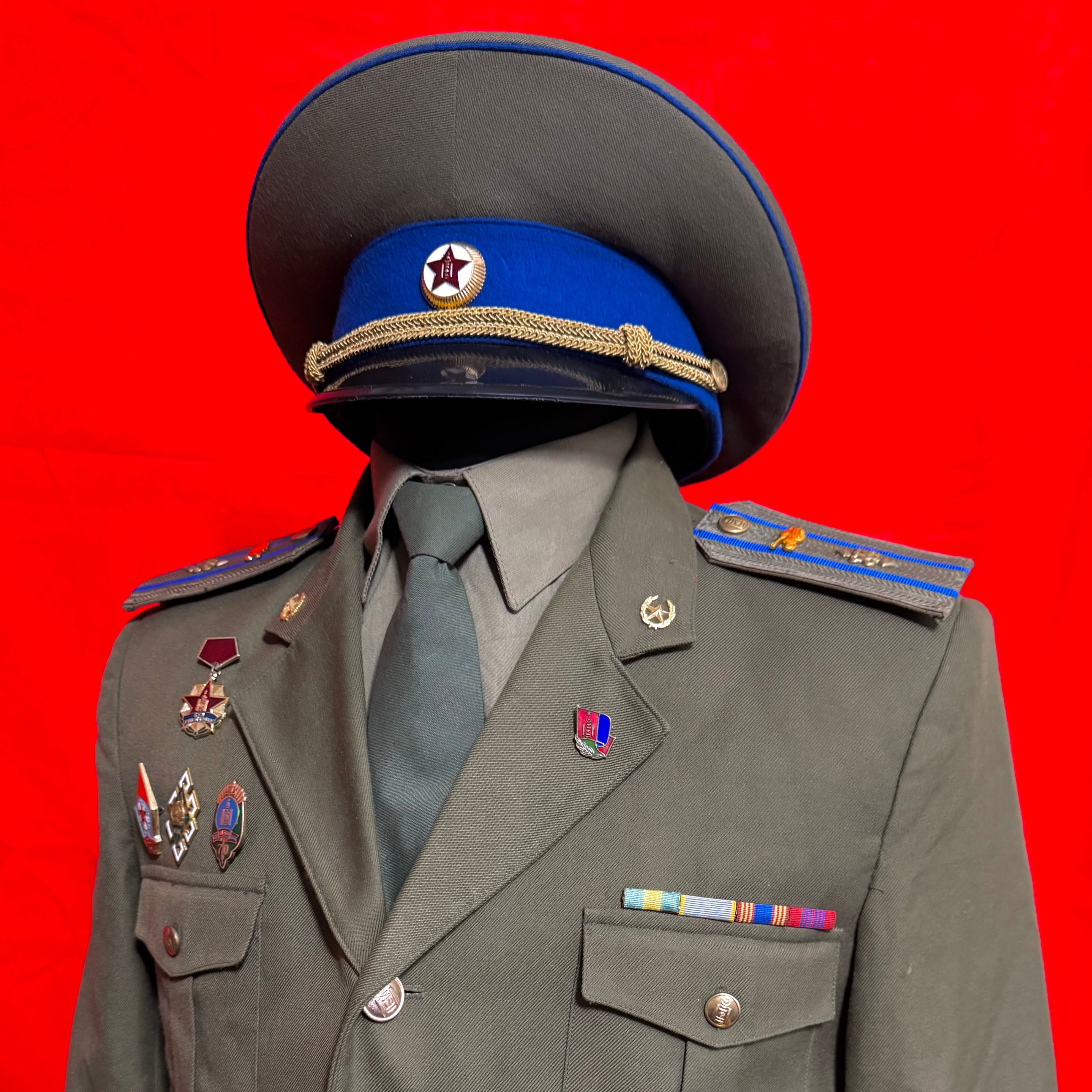 1990s Mongolian Army Major Service Uniform Set