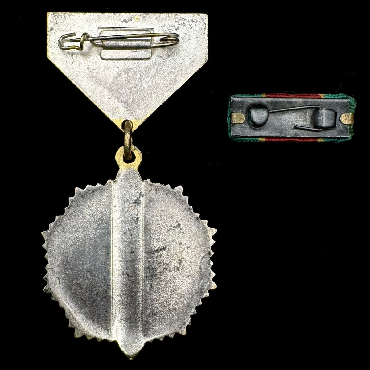 1972 Mongolian People’s Republic State Security “KGB” 50th Anniversary Medal with Ribbon – Rare Official Issue