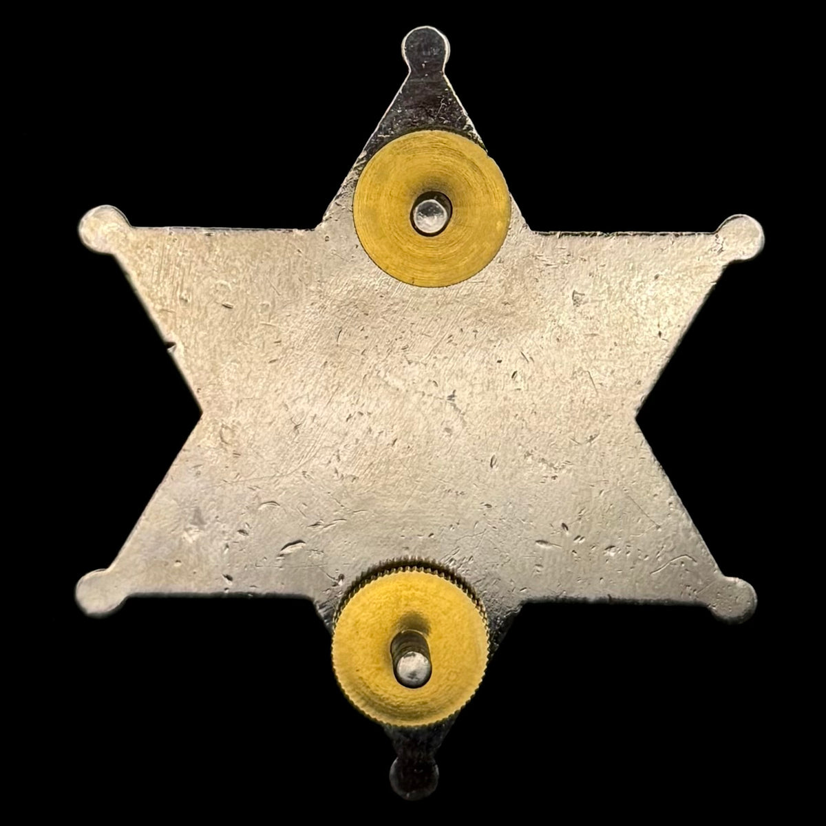 2000s Mongolian Police Sukhbaatar District Officer Service Badge – Early Short-Lived Sheriff Style Type, Rare Original Issue