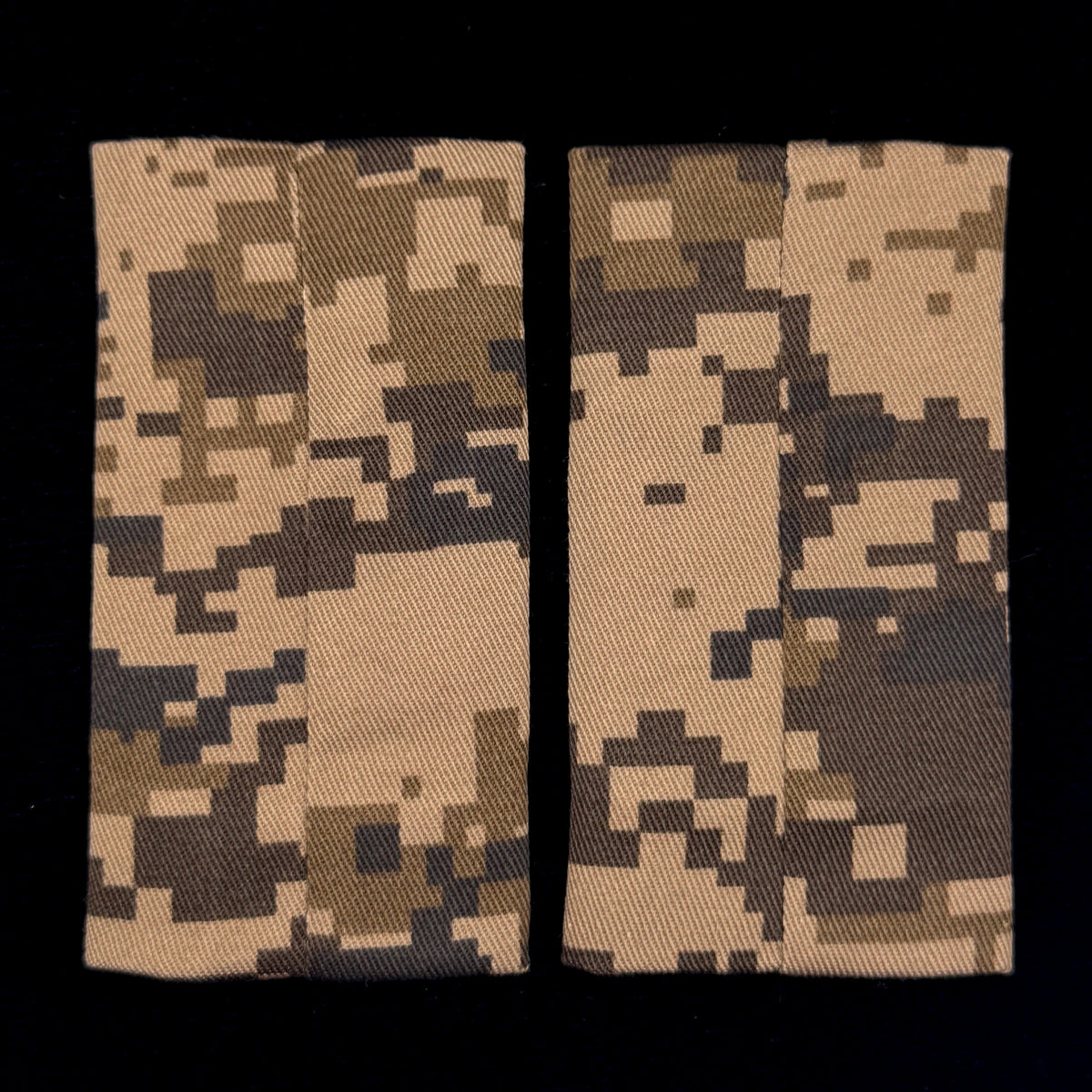 Mongolian Armed Forces Commander in Chief Field Shoulder Boards – Digital Camouflage, Rare Original Issue