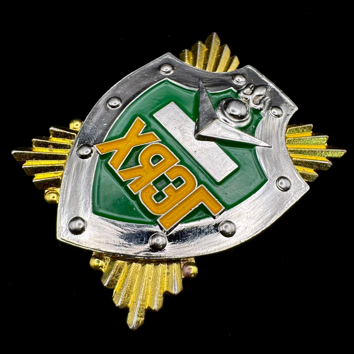 2000s Mongolian Prison Service Officer Badge – Penal Enforcement Department, Rare Original Issue