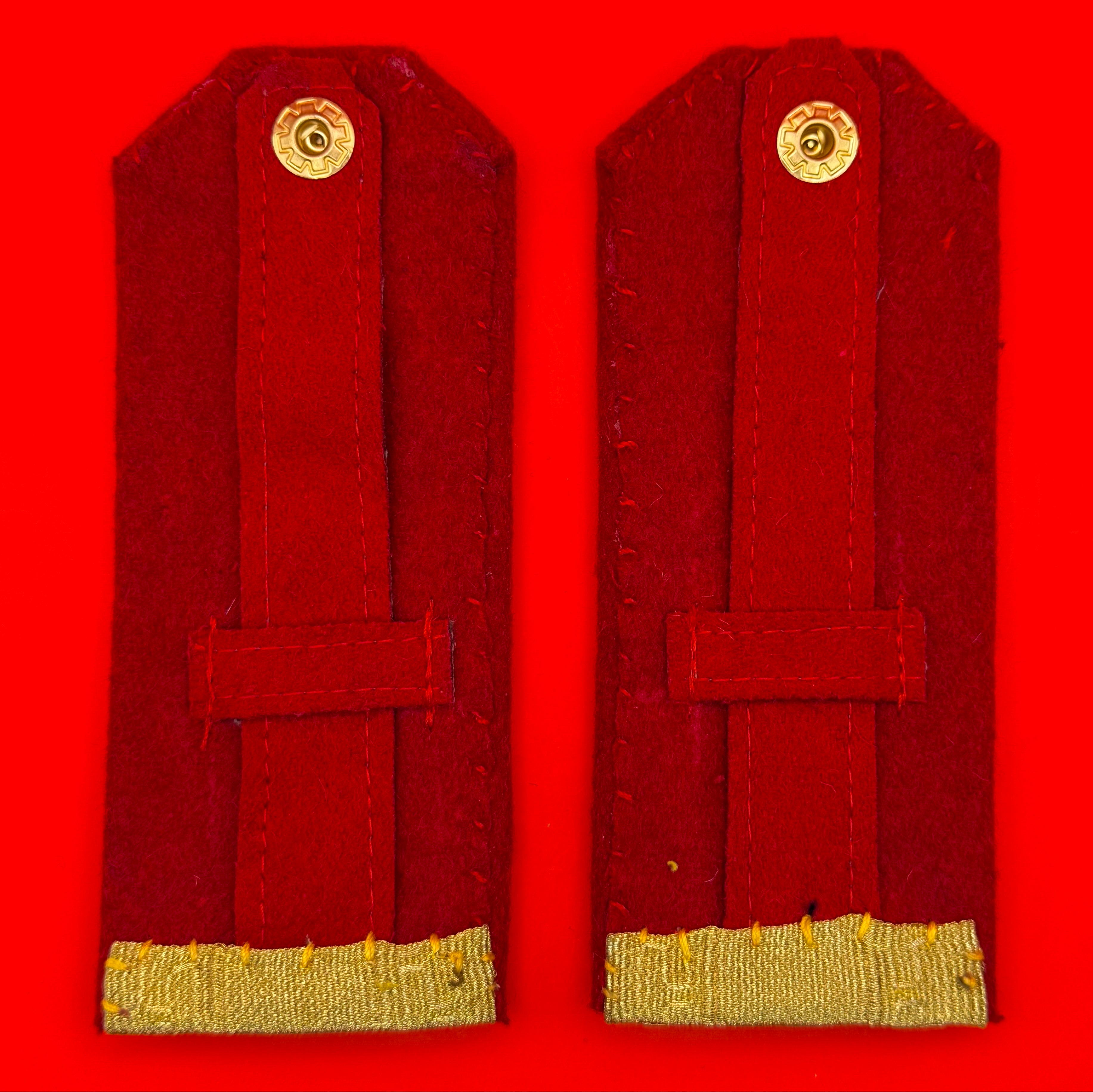 Mongolian Army Lieutenant General Rank Parade Shoulder Boards