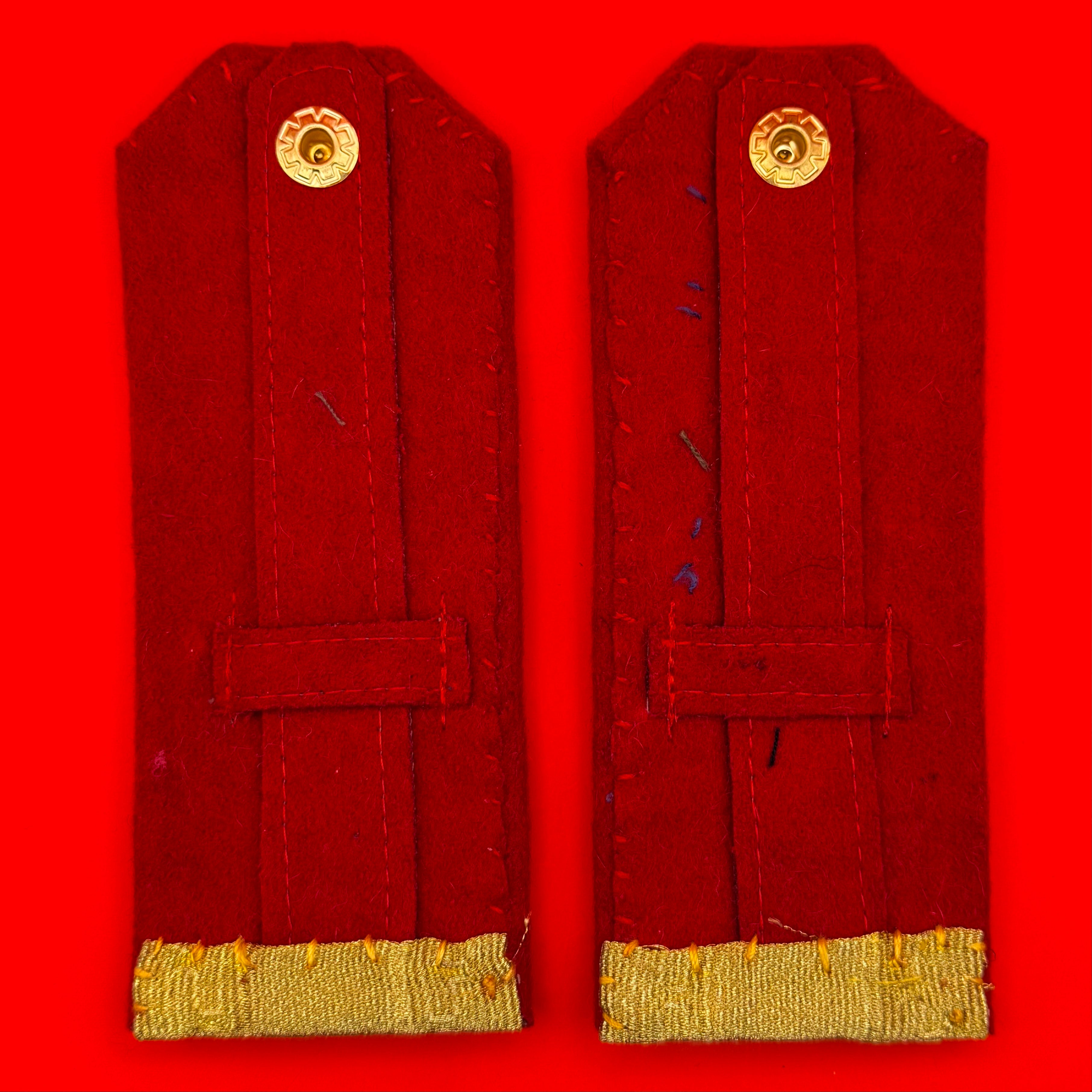 Mongolian Army Brigadier General Rank Parade Shoulder Boards