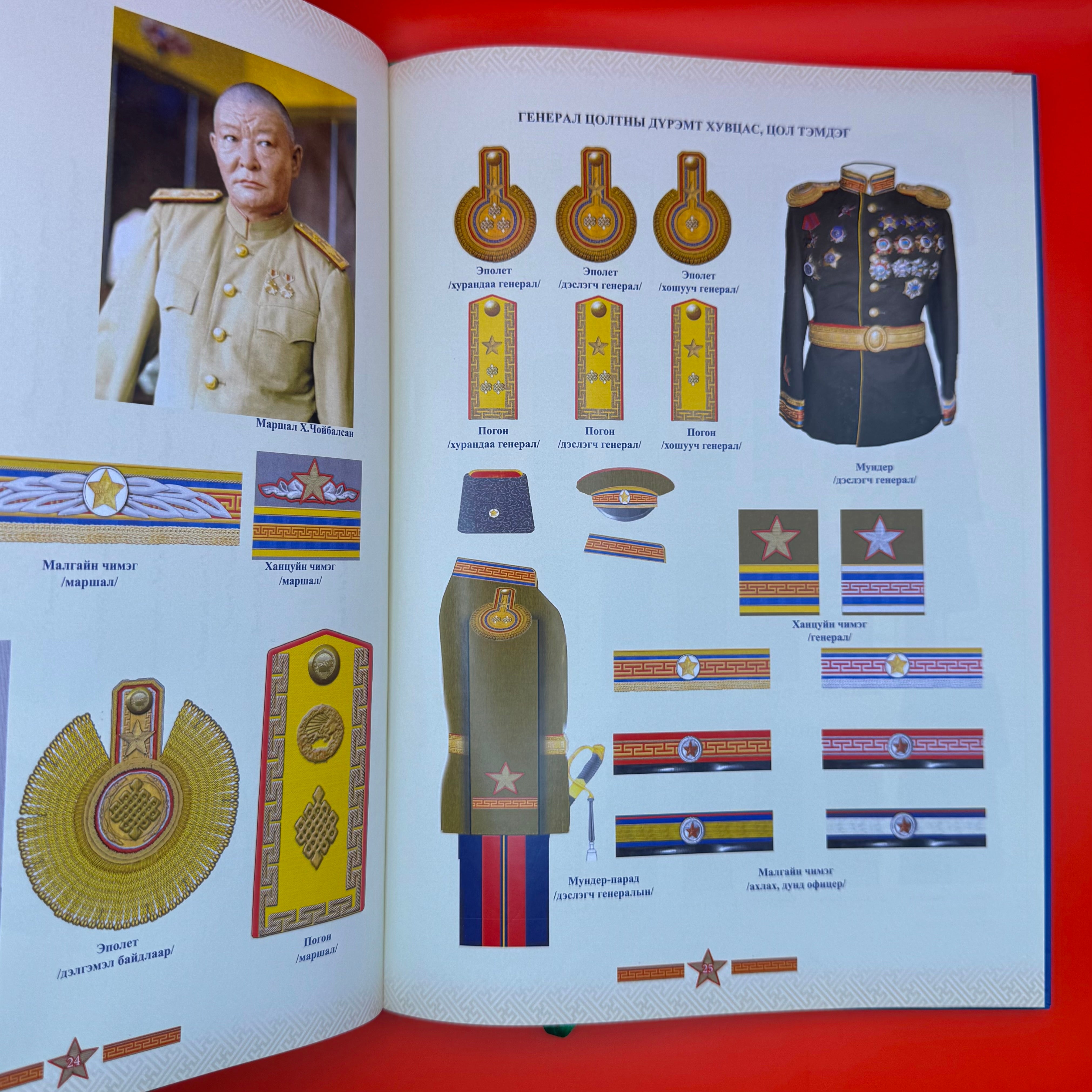 Mongolian Military Dress Uniforms 1921 - Present Photo Book