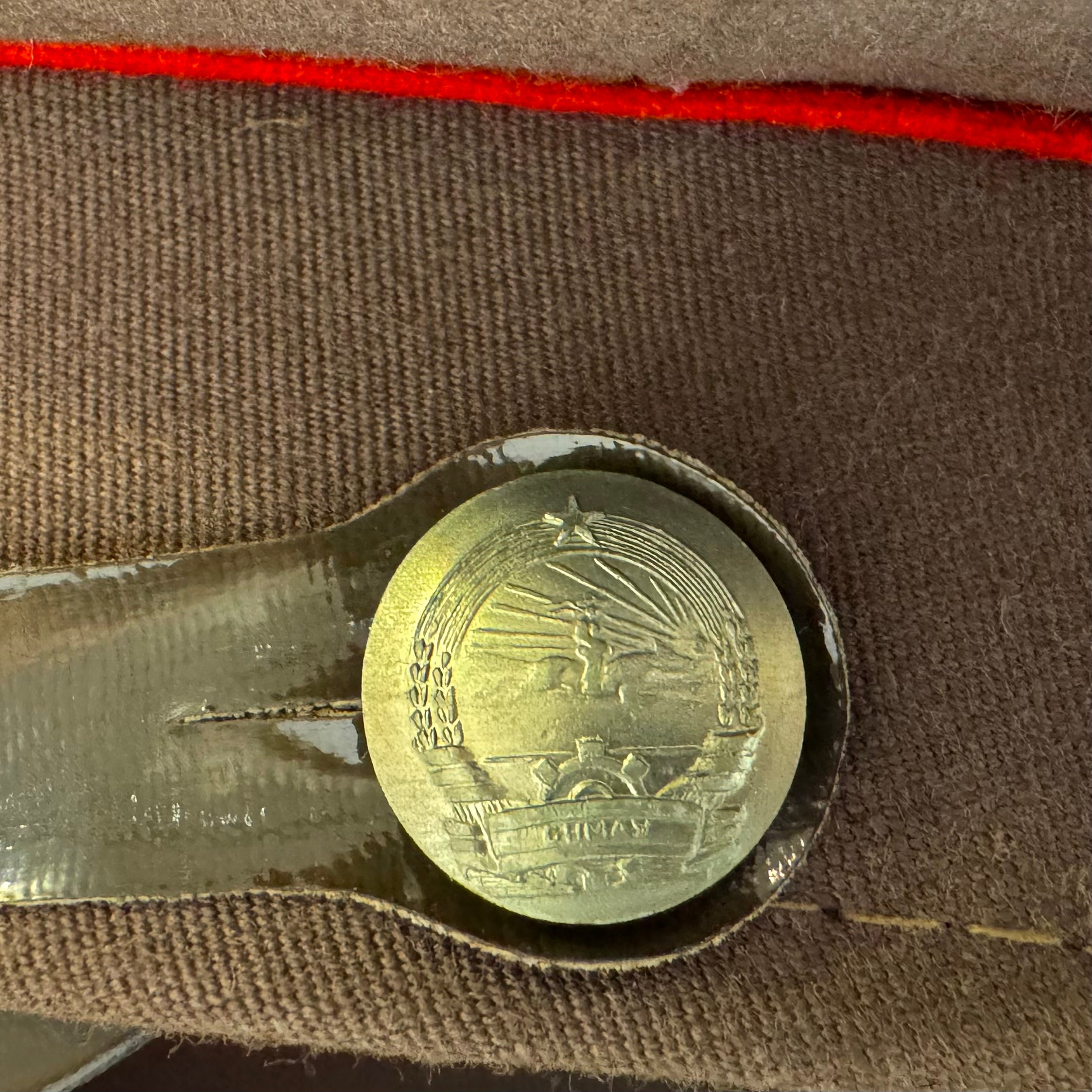 1980s Mongolian People's Army General Rank Field Visor Cap (Near Mint)