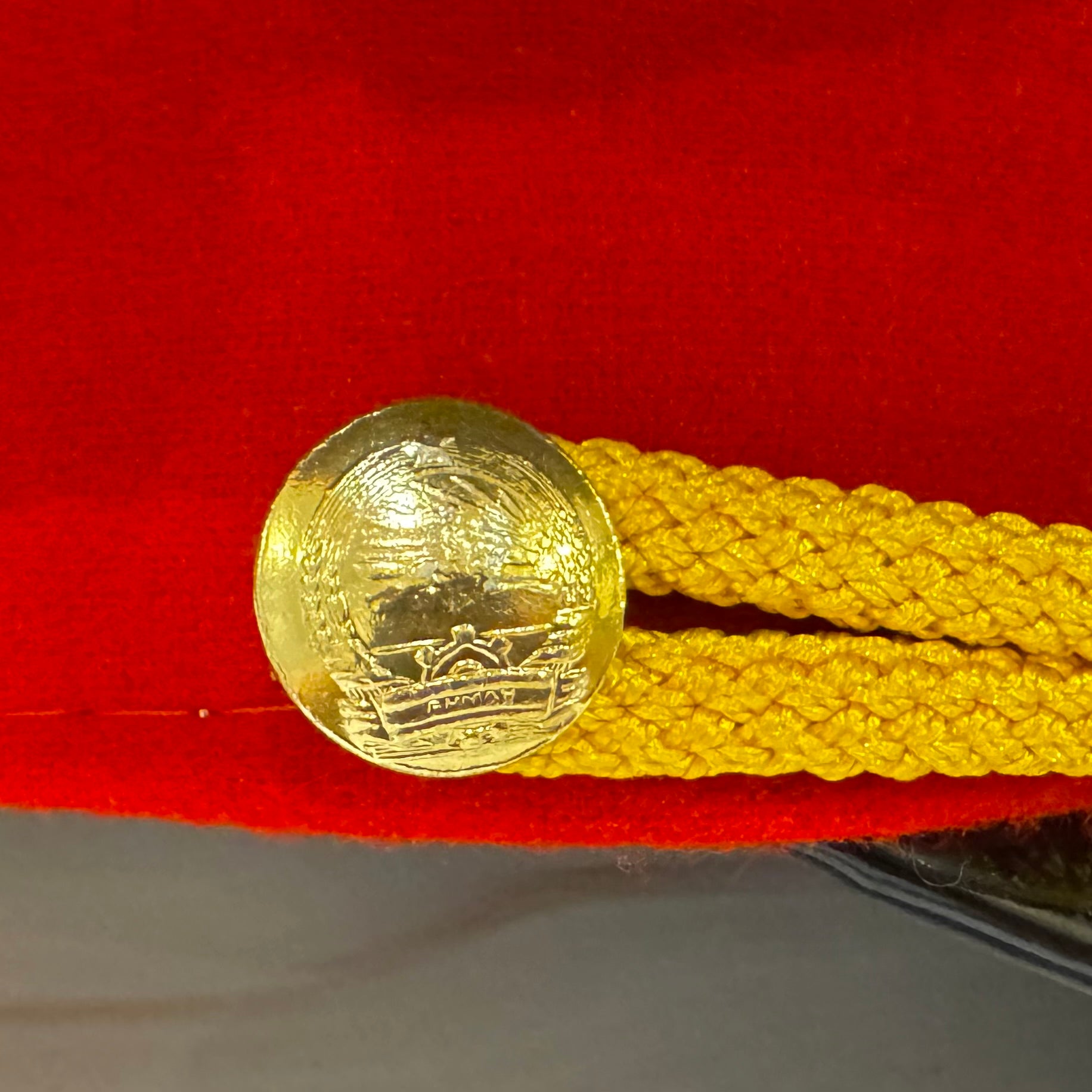 1980s Mongolian People's Army General Rank Service Visor Cap Near Mint