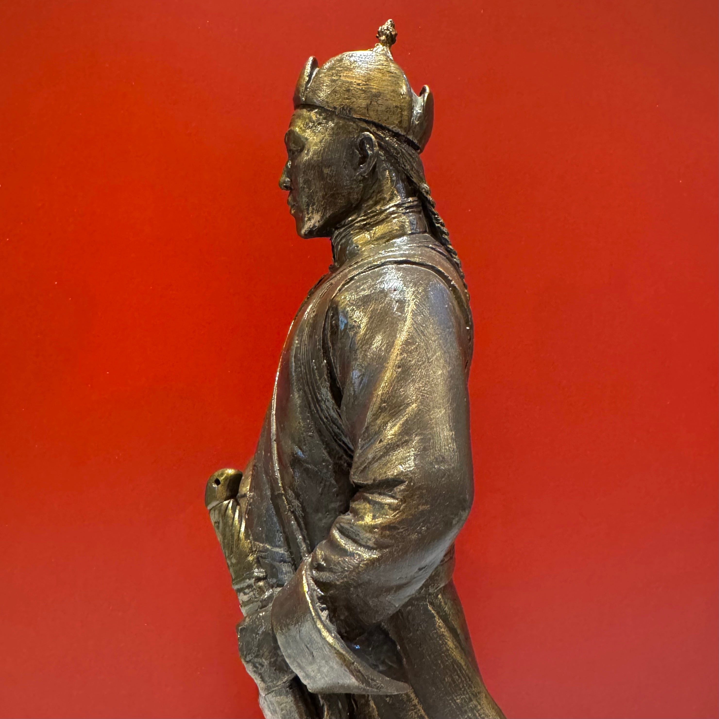 Mongolian Military Hero Magsarjav General Statuette Perfect