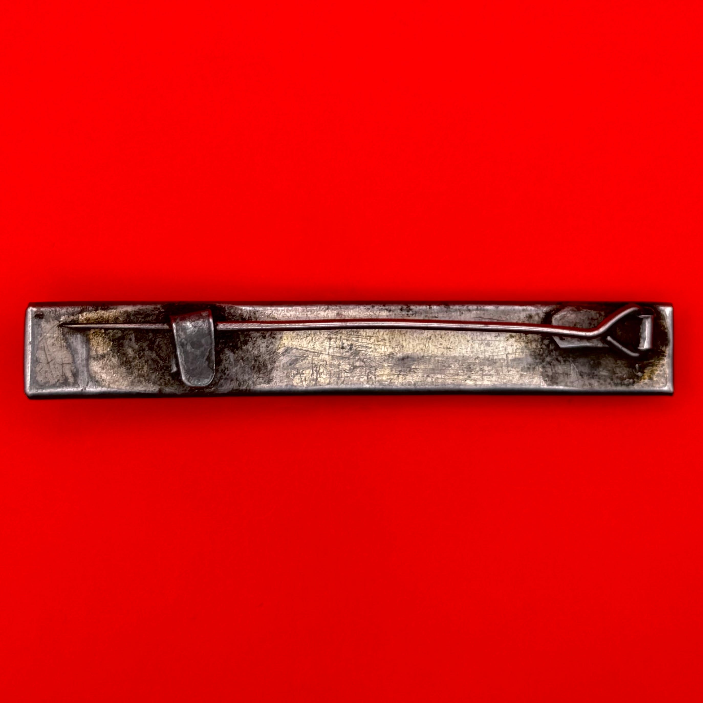 1990s Mongolian Military Ribbon Bar Vintage Metal Frame
