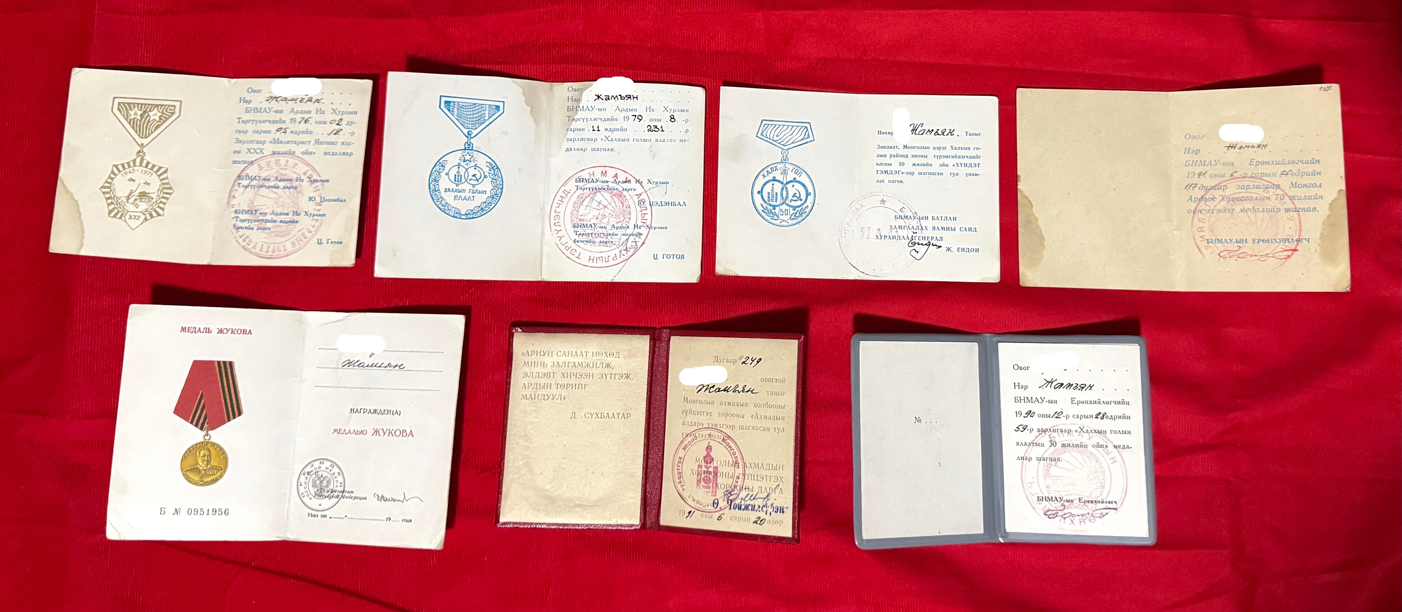 Mongolian People's Army Officer Uniform w/ Awards & Documents – Rare Complete Set