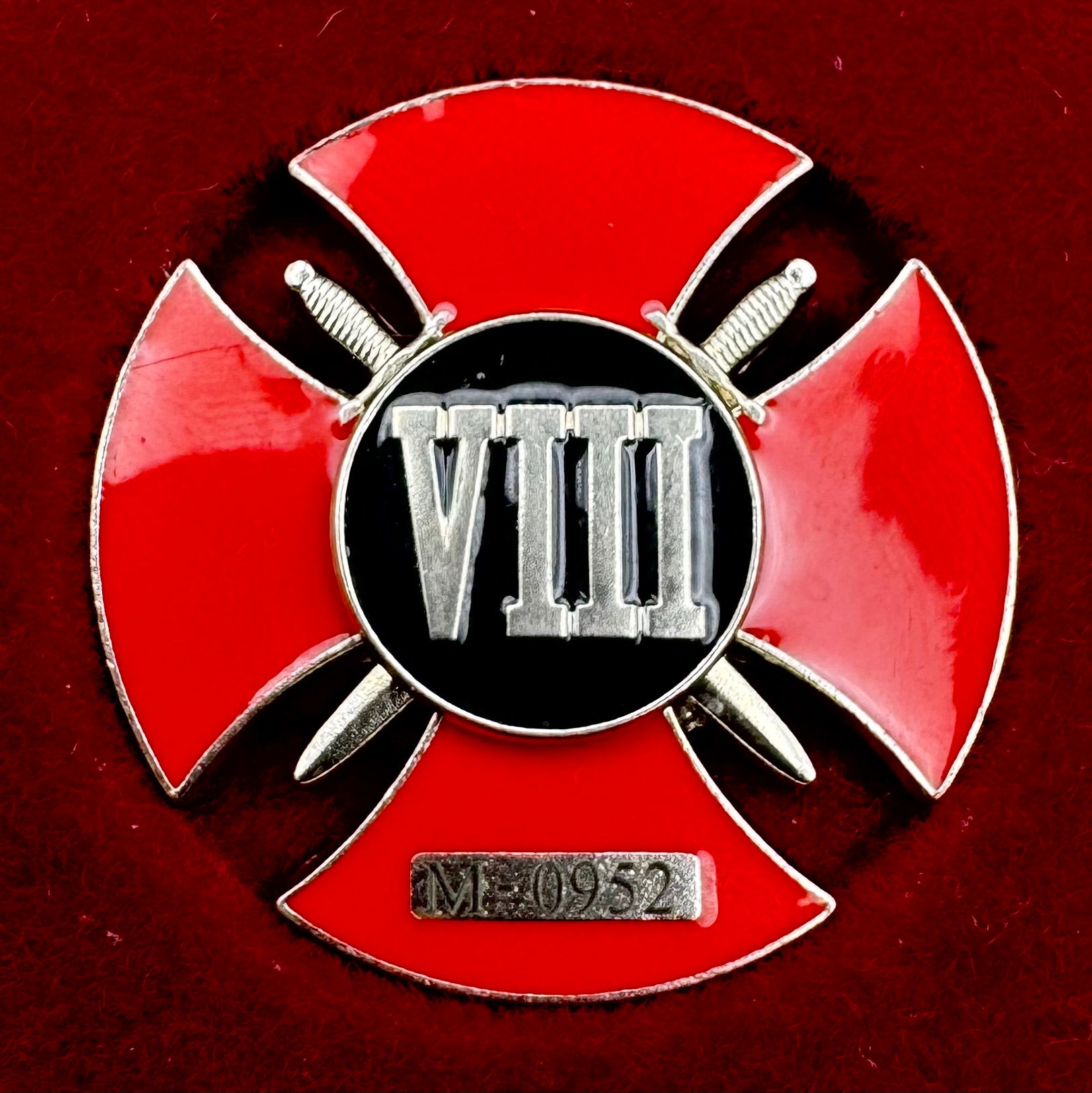 PMC Wagner VIII Wounds Cross Badge w/ Original Case – Rare Survivorship Award