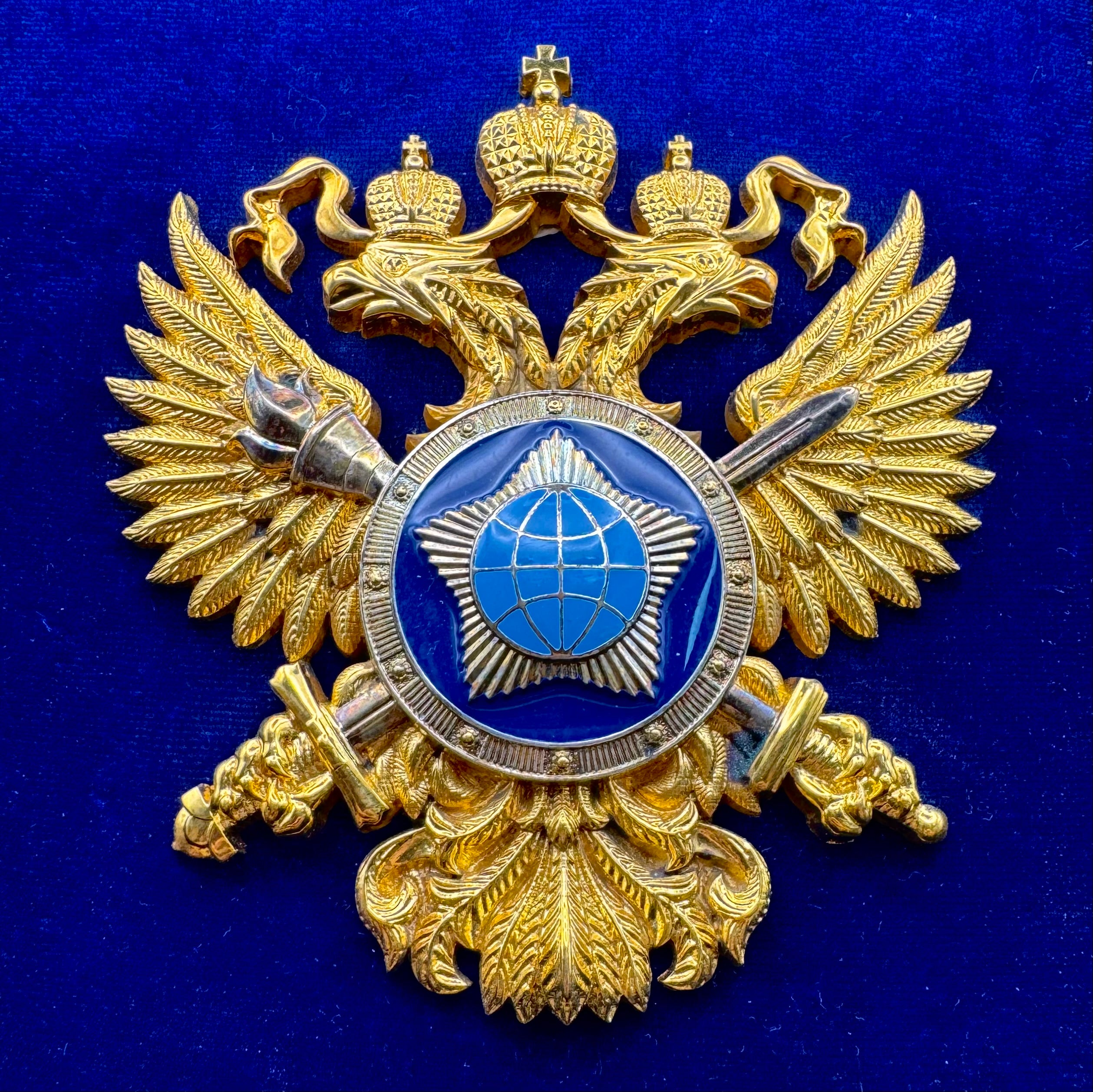 Russian SVR Foreign Intelligence Service Wall & Desk Display – Official Issue