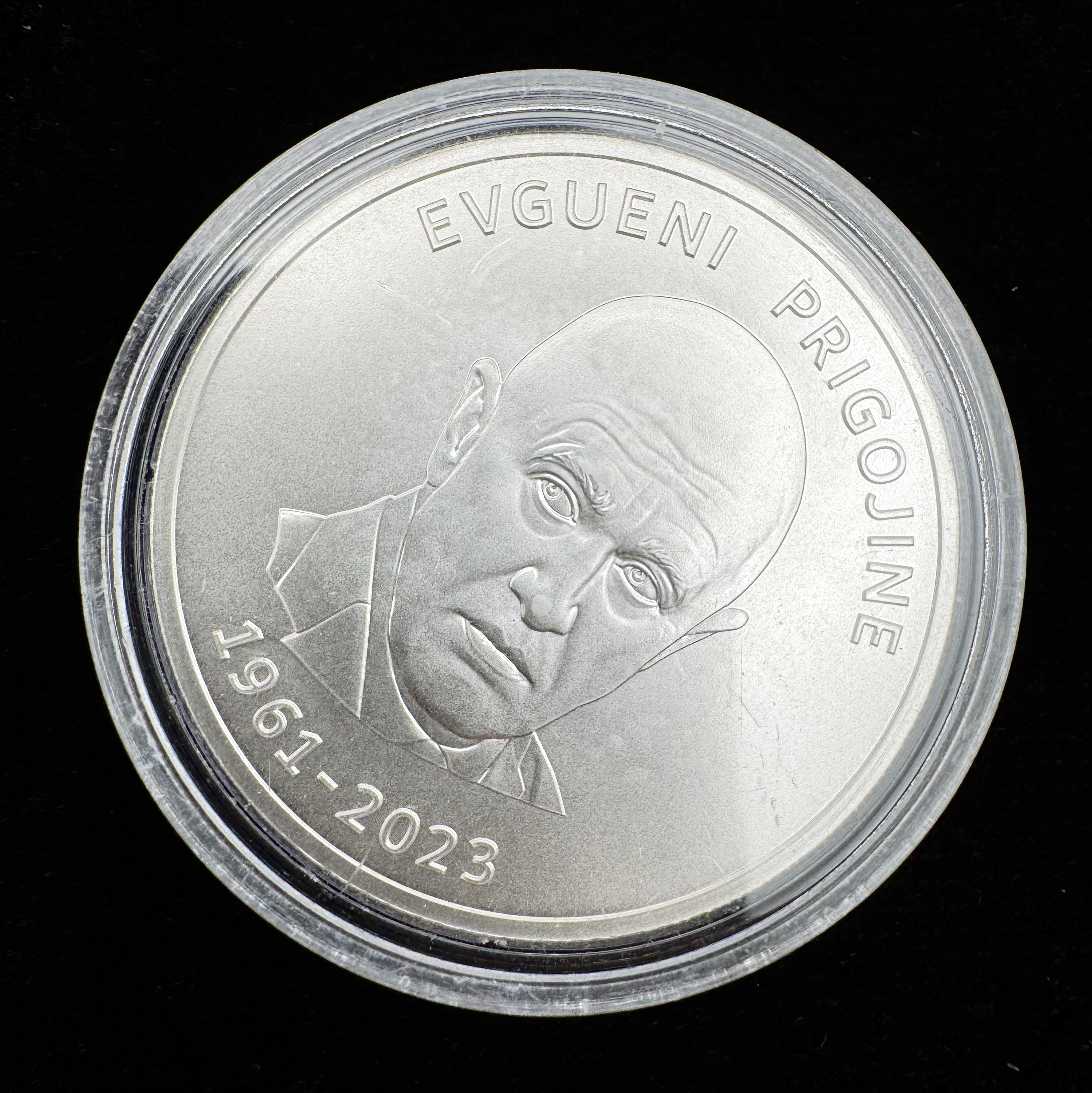 1961–2023 Yevgeny Prigozhin 1 oz .999 Silver Medallion – CAR Issue – Limited Edition of 100