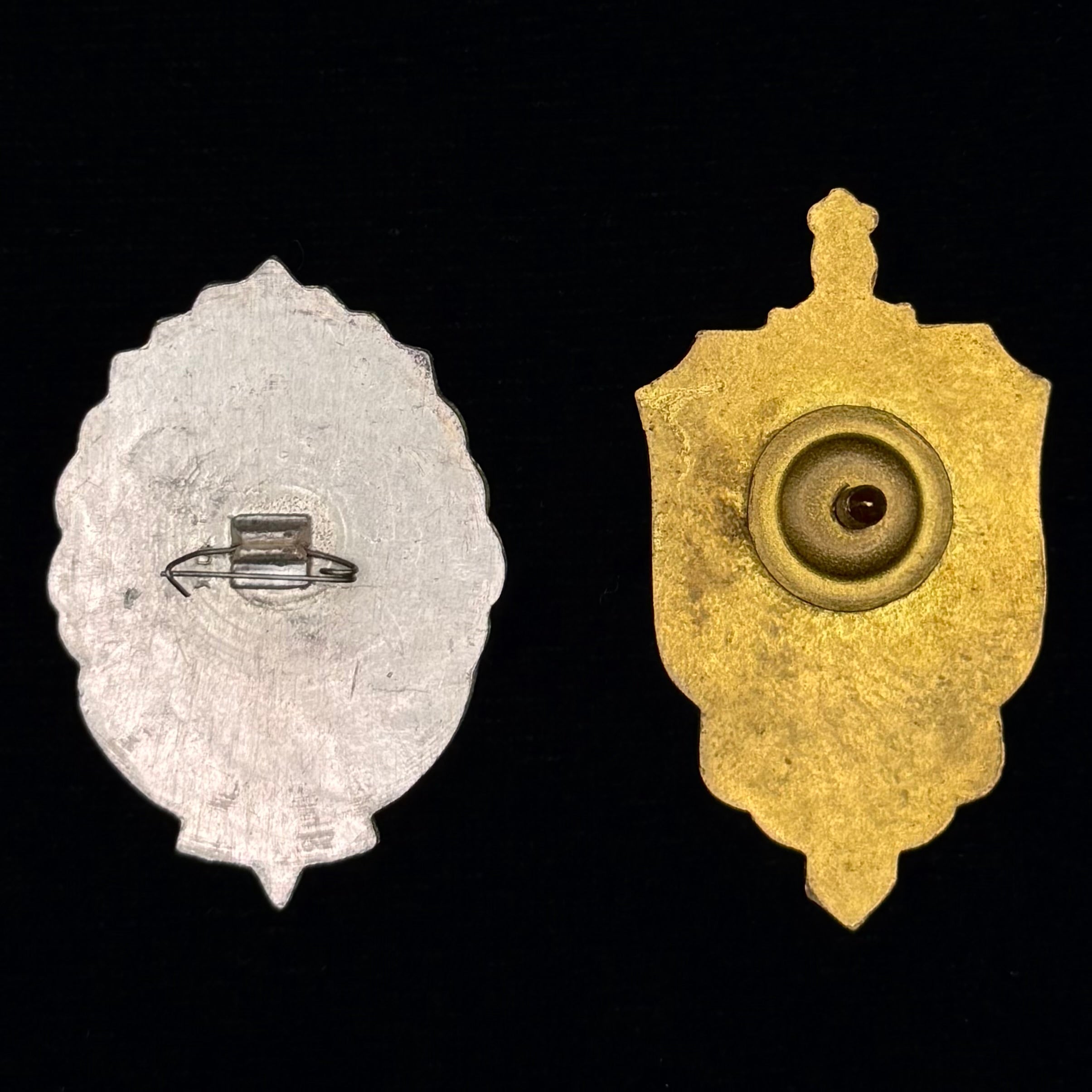 Mongolian Military Counterintelligence 70th & 80th Anniversary Badges – Set of 2, Rare Official Issue