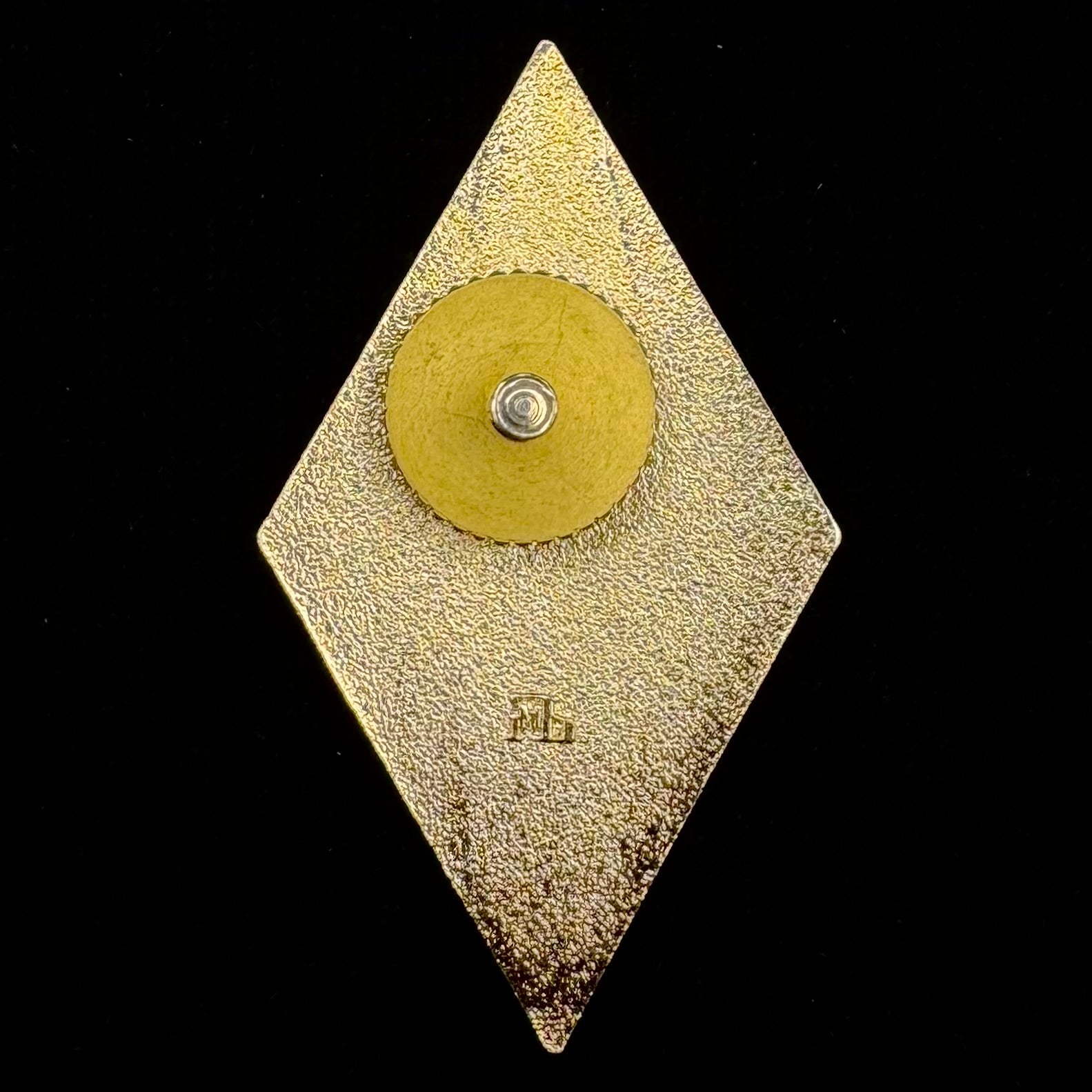 Russian MVD Far Eastern Law Institute Graduation Rhombus Badge – Marked, Rare Official Issue