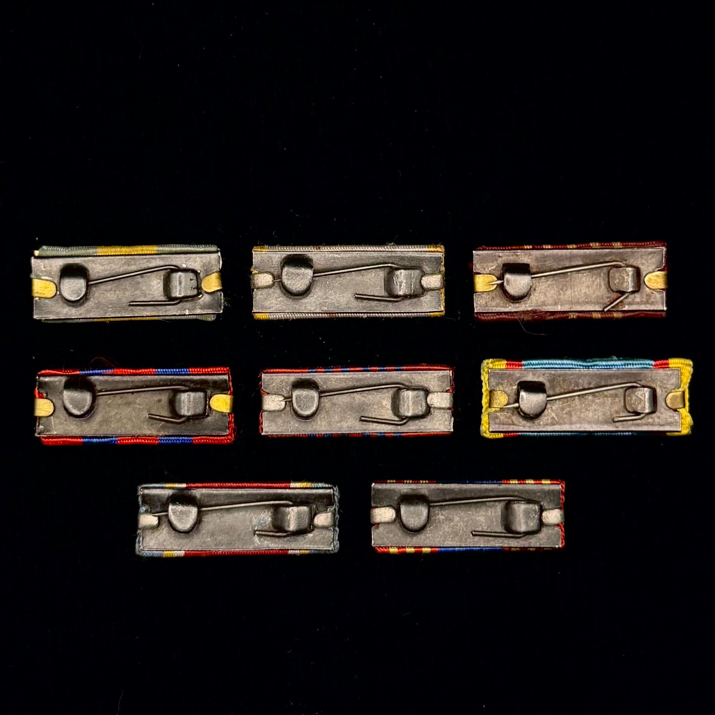 Mongolian People’s Republic Ribbon Collection – Including Polar Star Order & Key Anniversary Medals, Set of 8, Original Issue