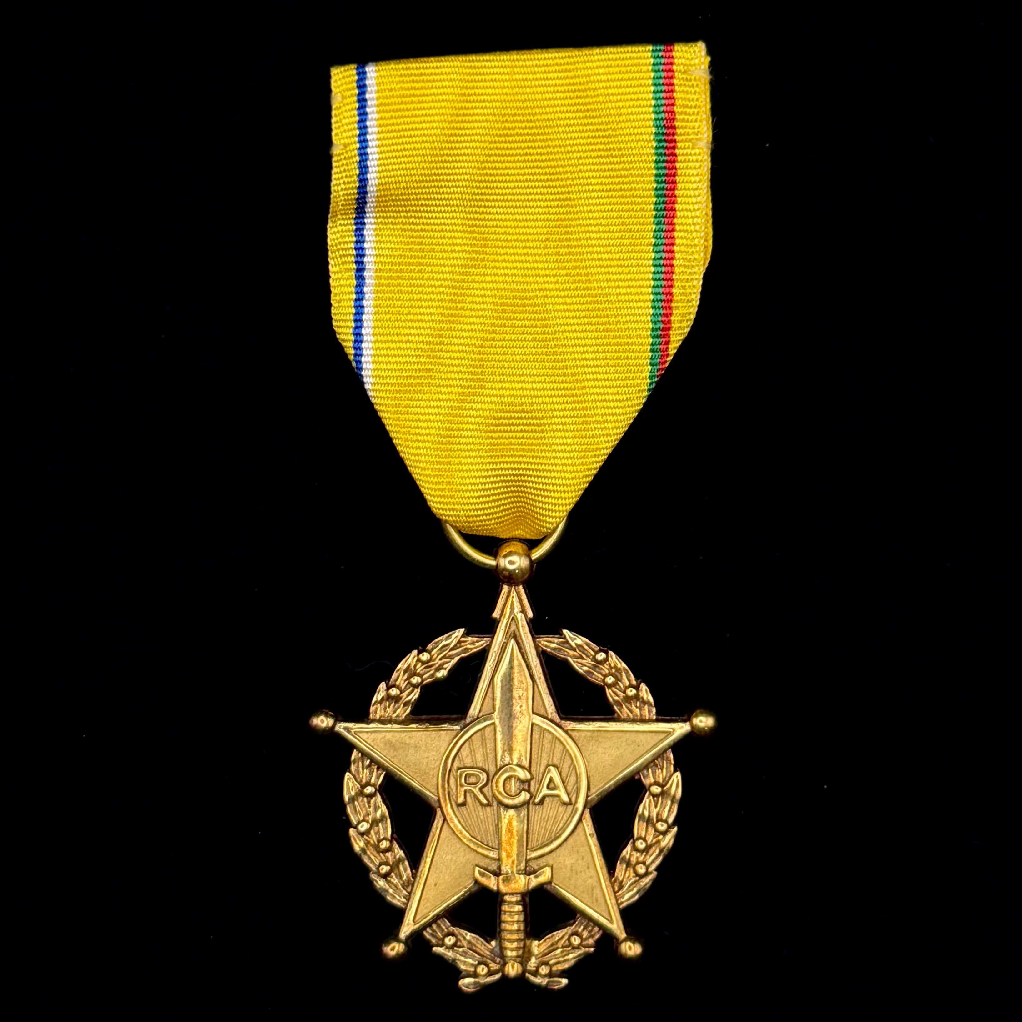 Central African Republic Star of Military Merit Medal – Awarded for PMC Wagner Fighter, Rare Variant, Official Issue