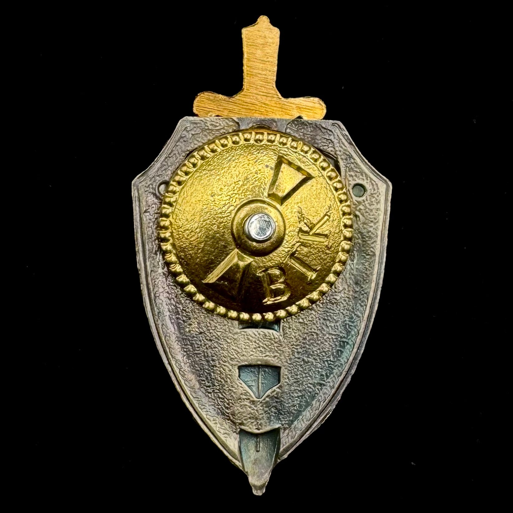 Russian SVR Directorate of External Counterintelligence “Veteran VKR” Honorary Badge – Latest Variant, Rare Official Award