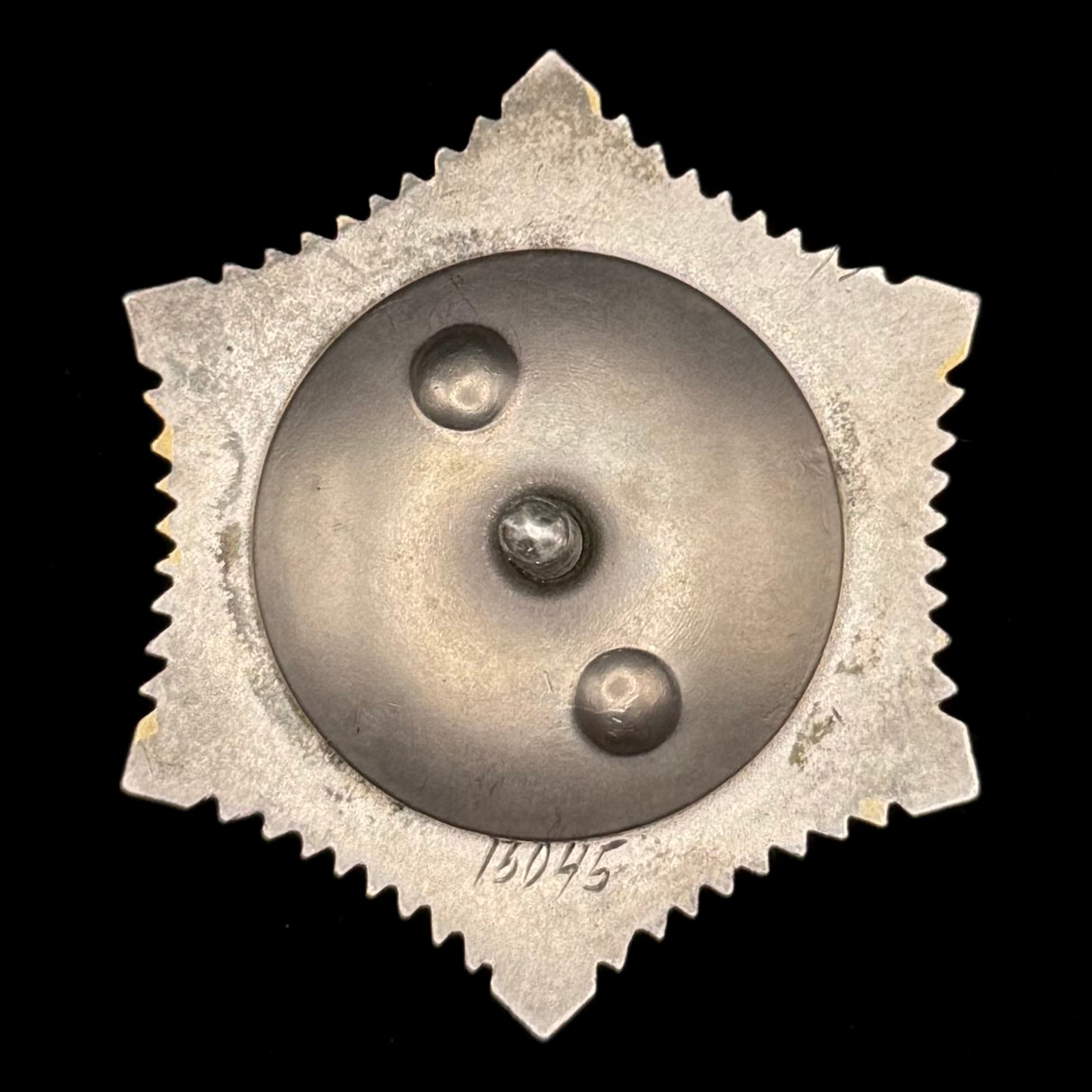 Mongolian Order Of The Polar Star – Type 3 Variation 5 Silver Screwback, Excellent Condition, Official Issue
