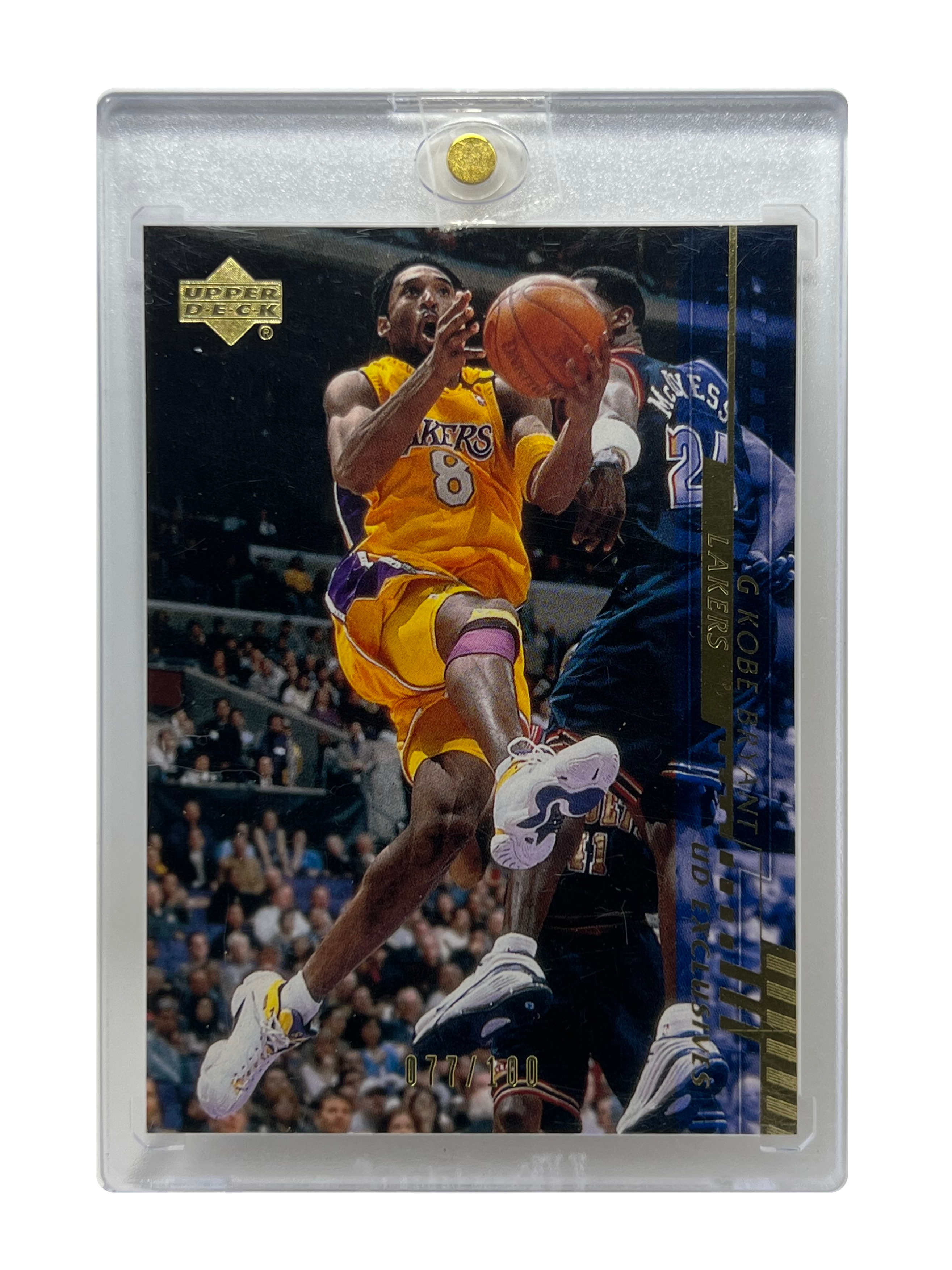 2000 Upper Deck Exclusives Kobe Bryant 077/100 Card Perfect Condition