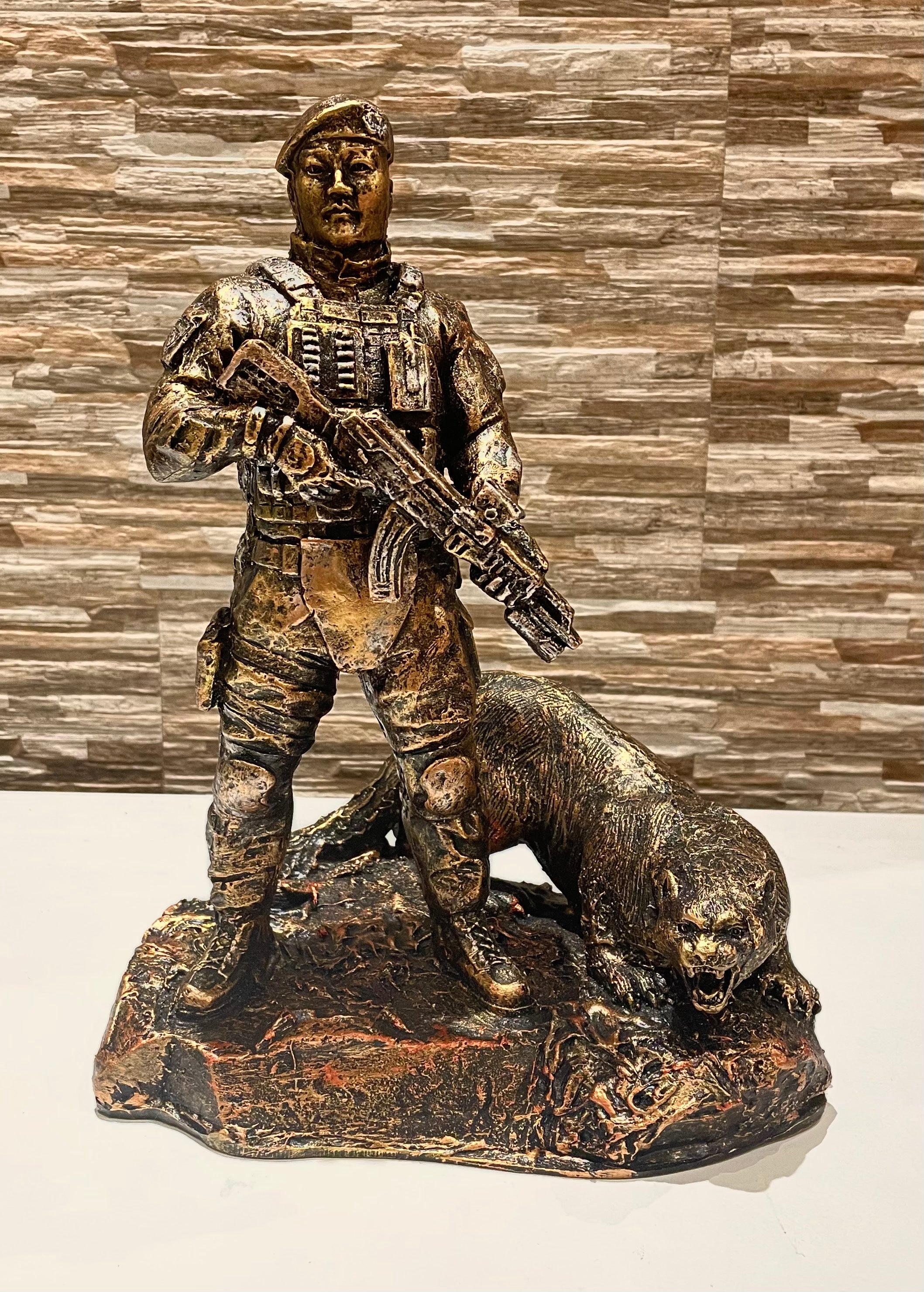 Mongolian SWAT Team 25th Anniversary Sculpture Figurine