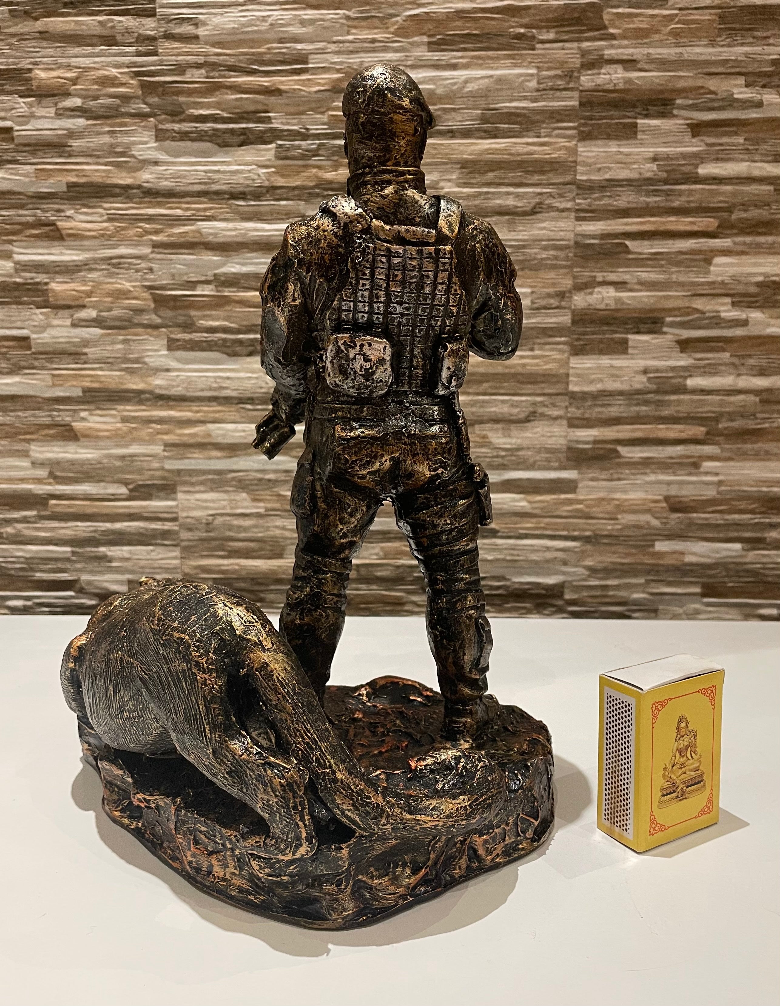 Mongolian SWAT Team 25th Anniversary Sculpture Figurine