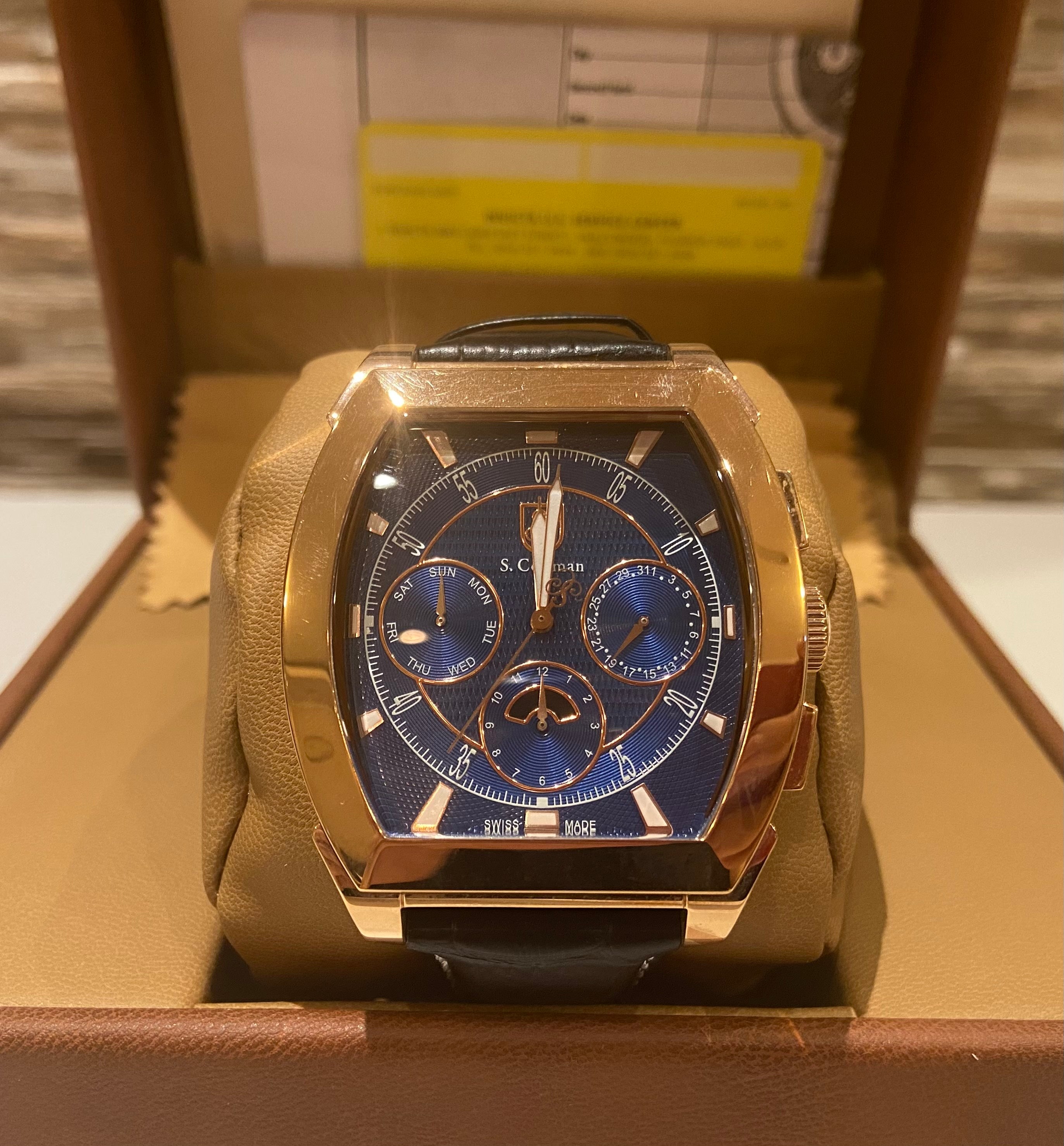 S. Coifman Men's SC0091 Swiss Made Watch MSRP $1,695 New In Box