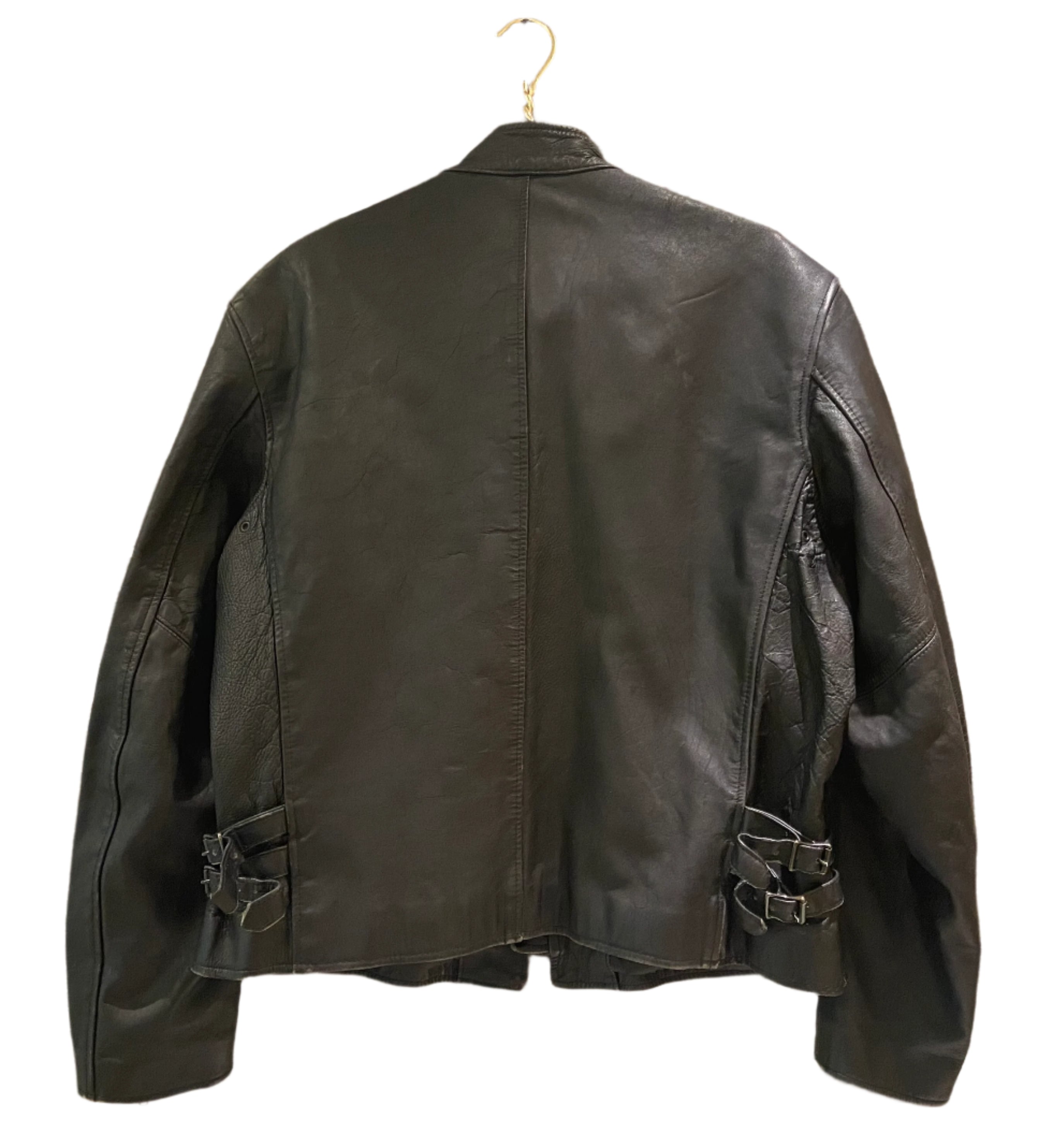 Cockpit Vintage Motorcross Horsehide Leather Jacket Z21A026 Size XL Made in USA NWOT