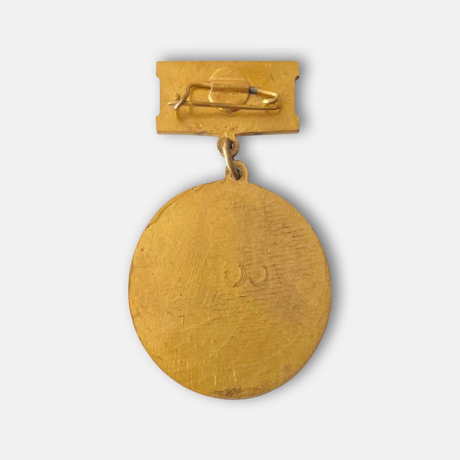 1980s Mongolia The Glory Of Labor Gold Badge