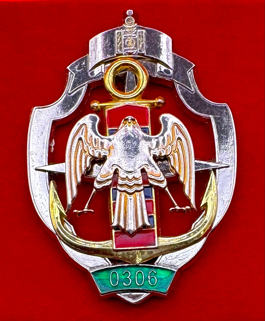 Mongolian Border Guard Service Badge Rare Variation