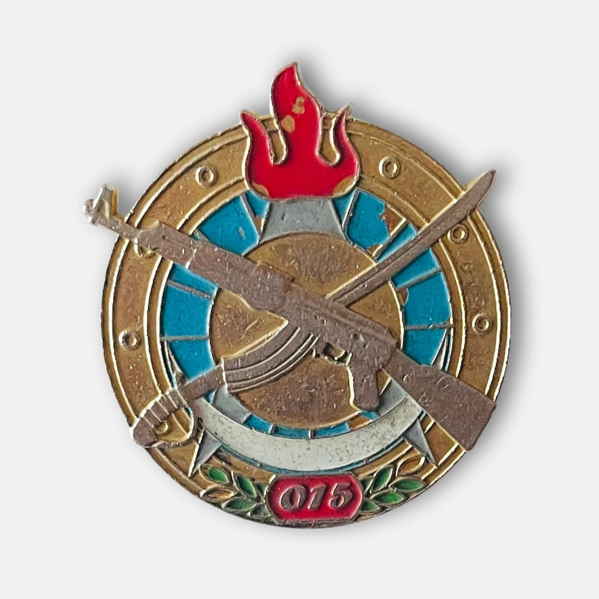 Mongolian Army 015th Unit Service Badge