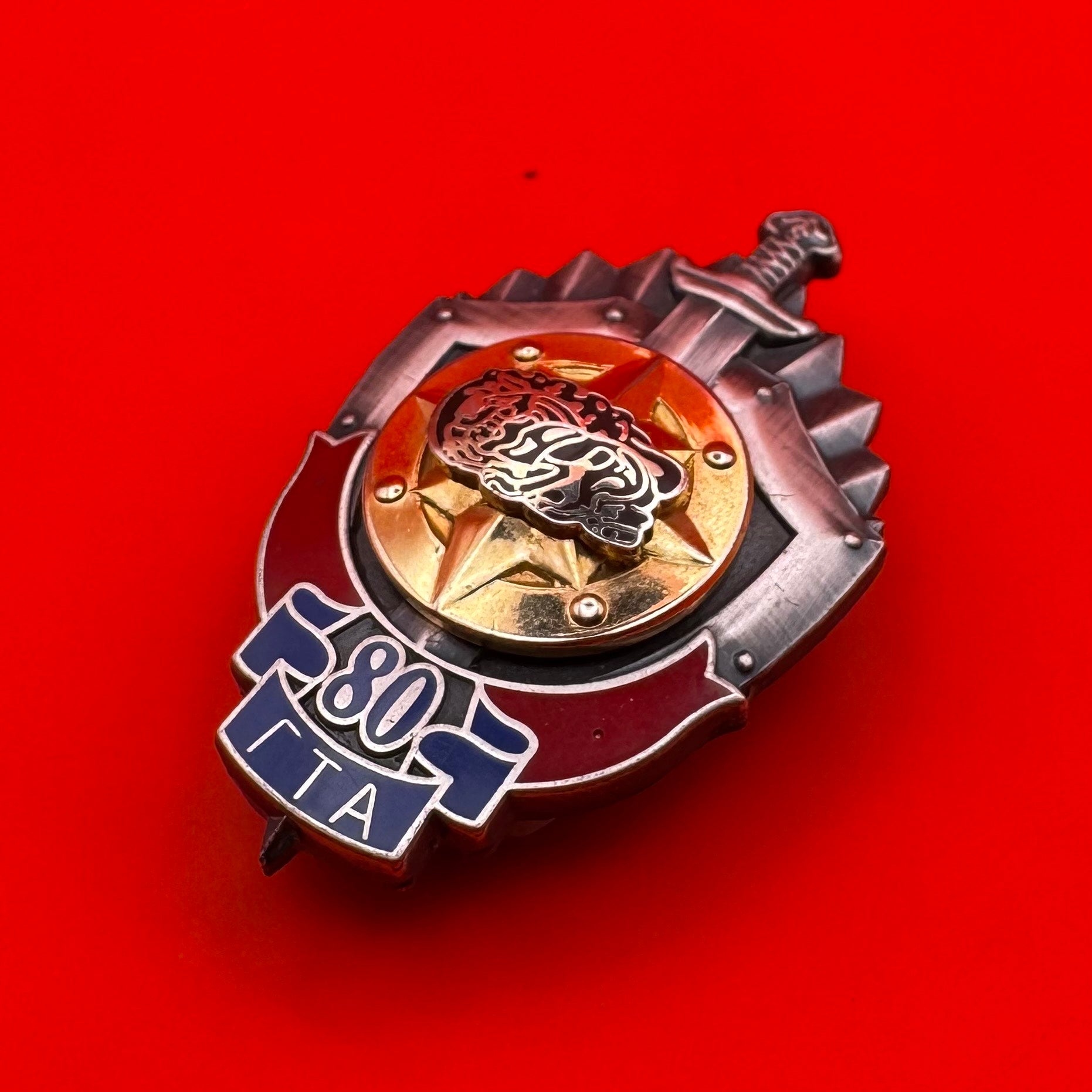 Mongolian Foreign Intelligence Agency 80th Anniversary Badge
