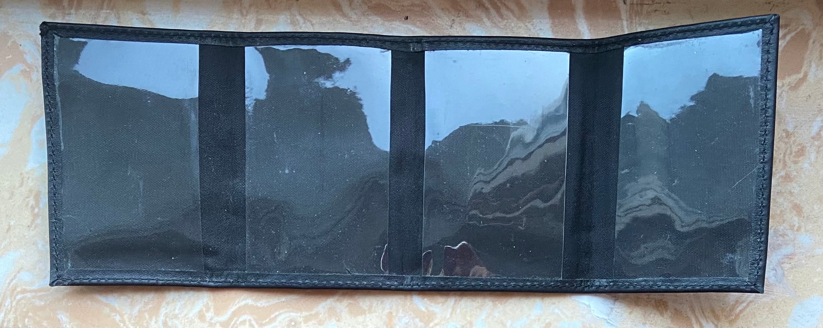 Mongolian Army Leather Wallet For ID & Documents New
