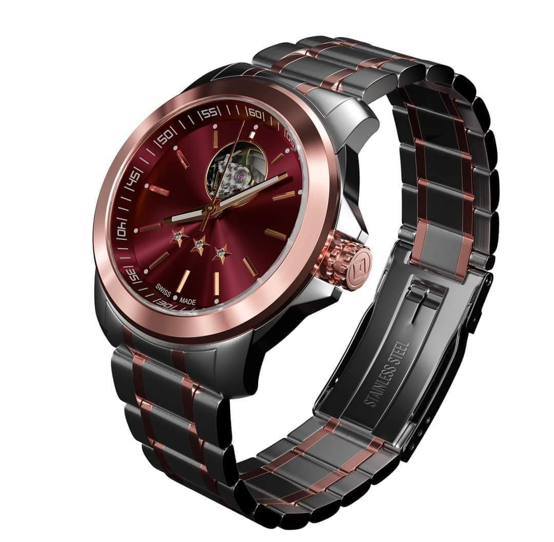 Mongolian Army Colonel Rank Swiss Made Watch With Diamonds Limited Edition