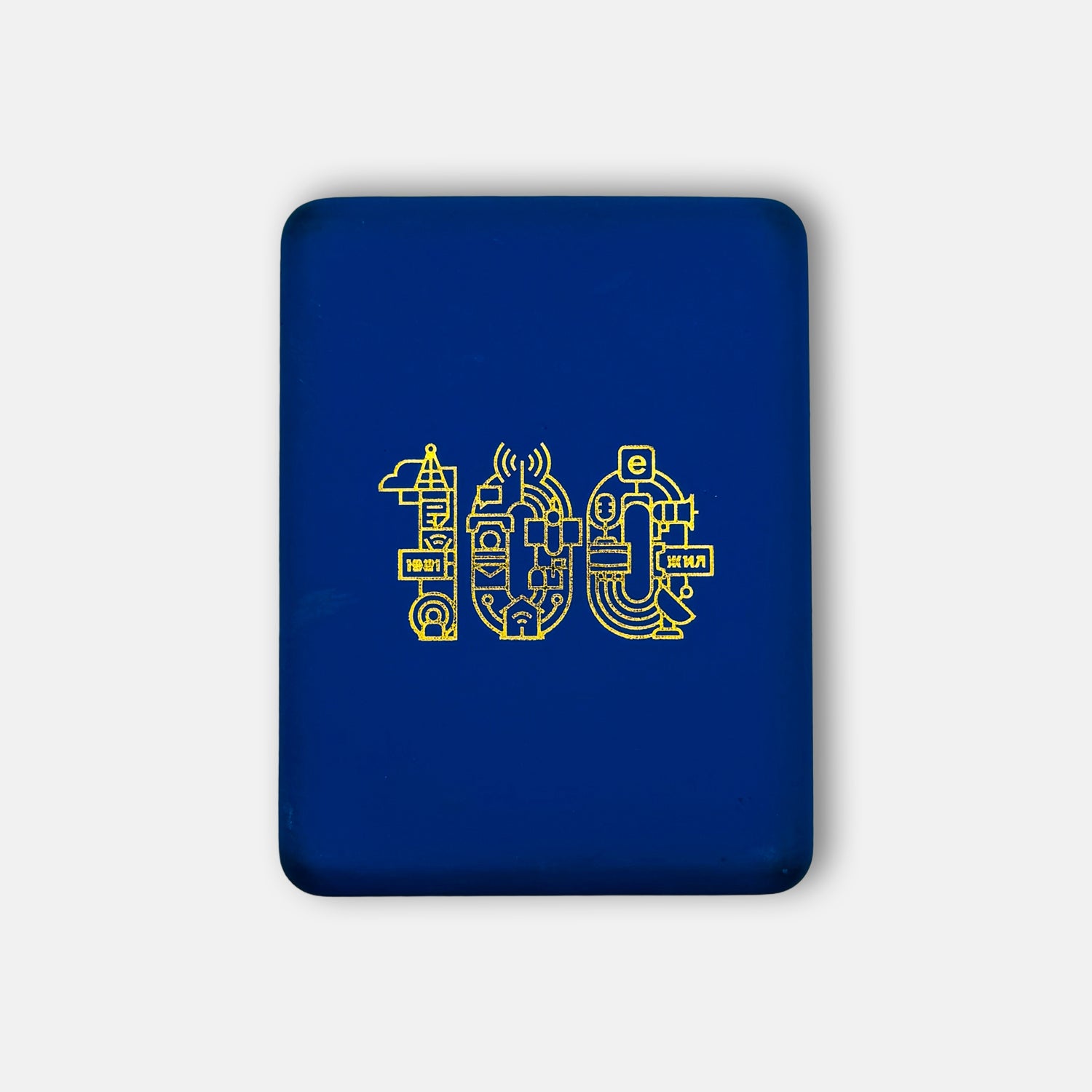 Mongolian Telecommunications 100th Anniversary Badge With Box