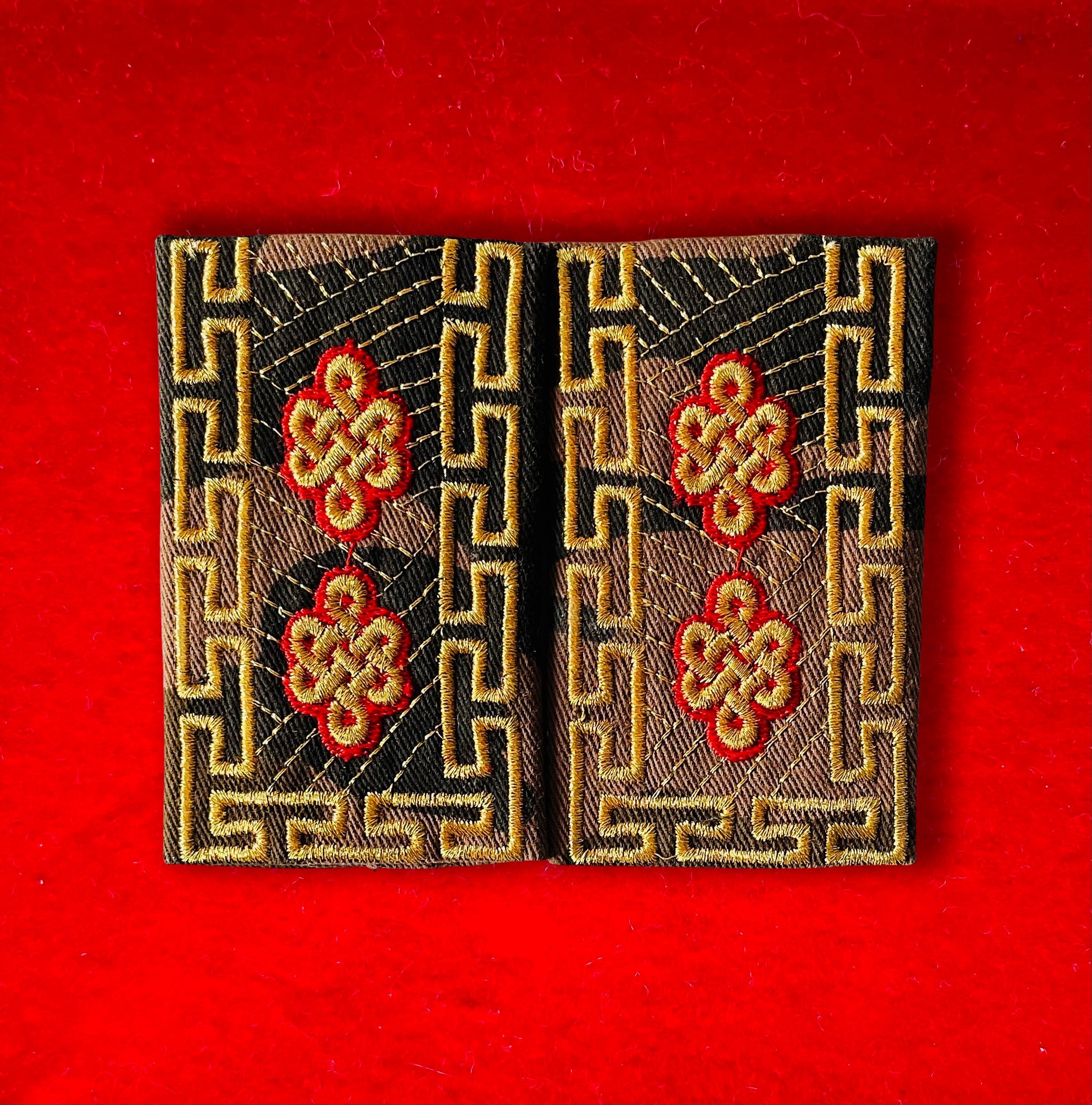 2000s Mongolian Army General Rank Camouflage Shoulder Boards